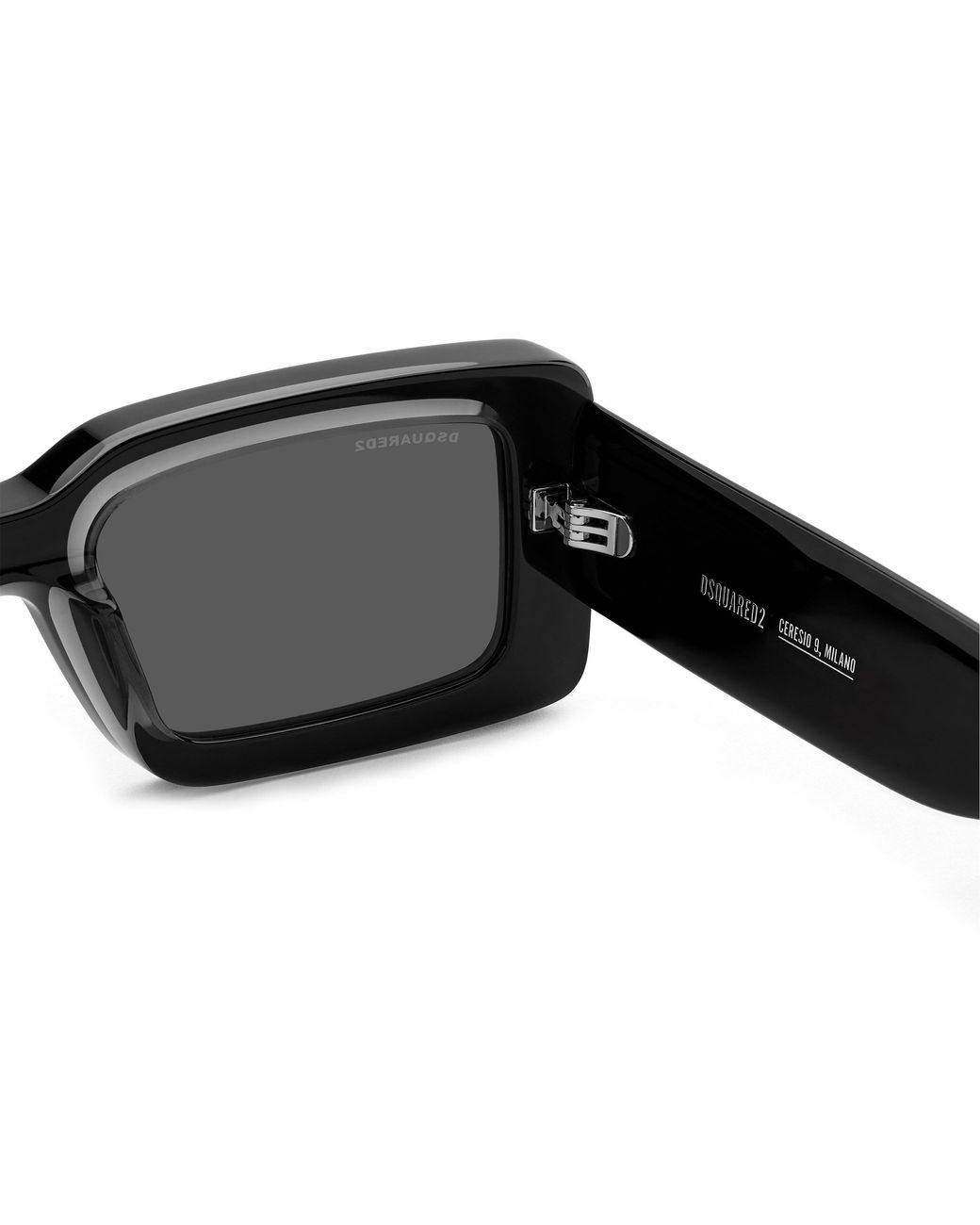 DSquared² Black Dsquare Rectangular for men