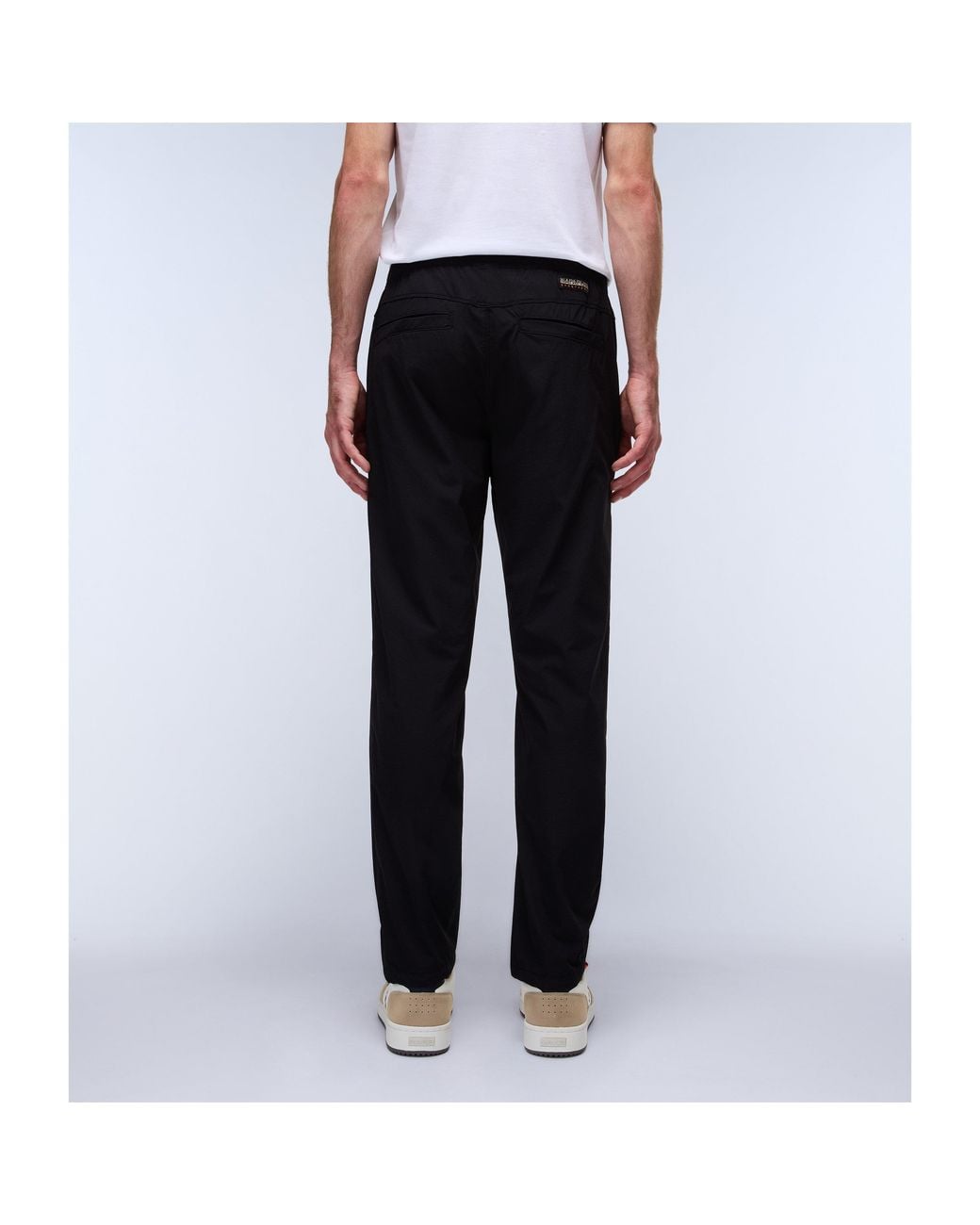 Napapijri Black Tapered Trousers for men