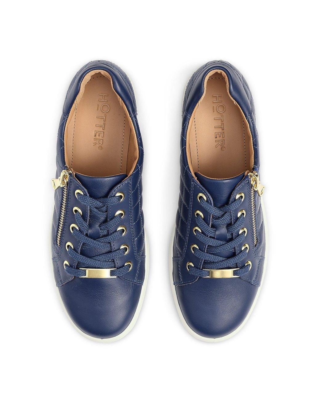 Hotter Blue Wonder Trainers Standard Fit