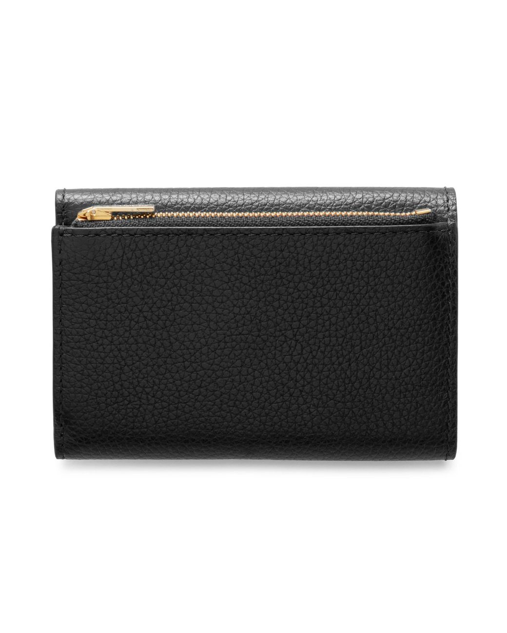 Mulberry Black Leather Folded Multi-Card Wallet
