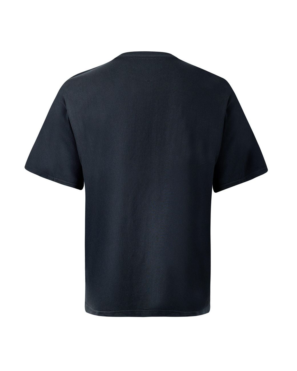 Aquascutum Black Check Shoulder Cotton Short-Sleeve T-Shirt for men