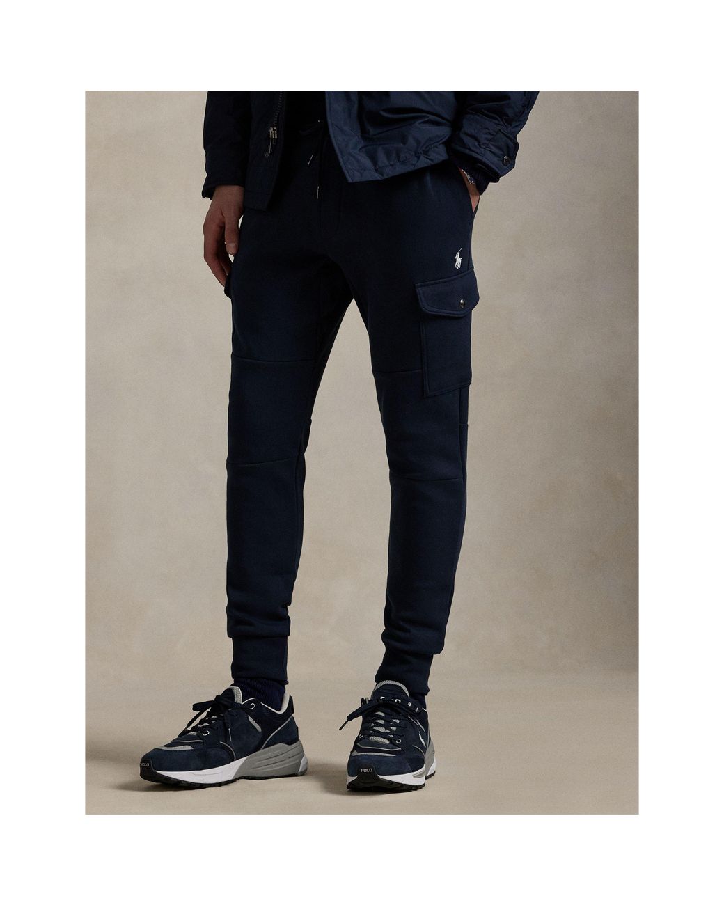 Polo Ralph Lauren Blue Tech Cargo Joggers for men