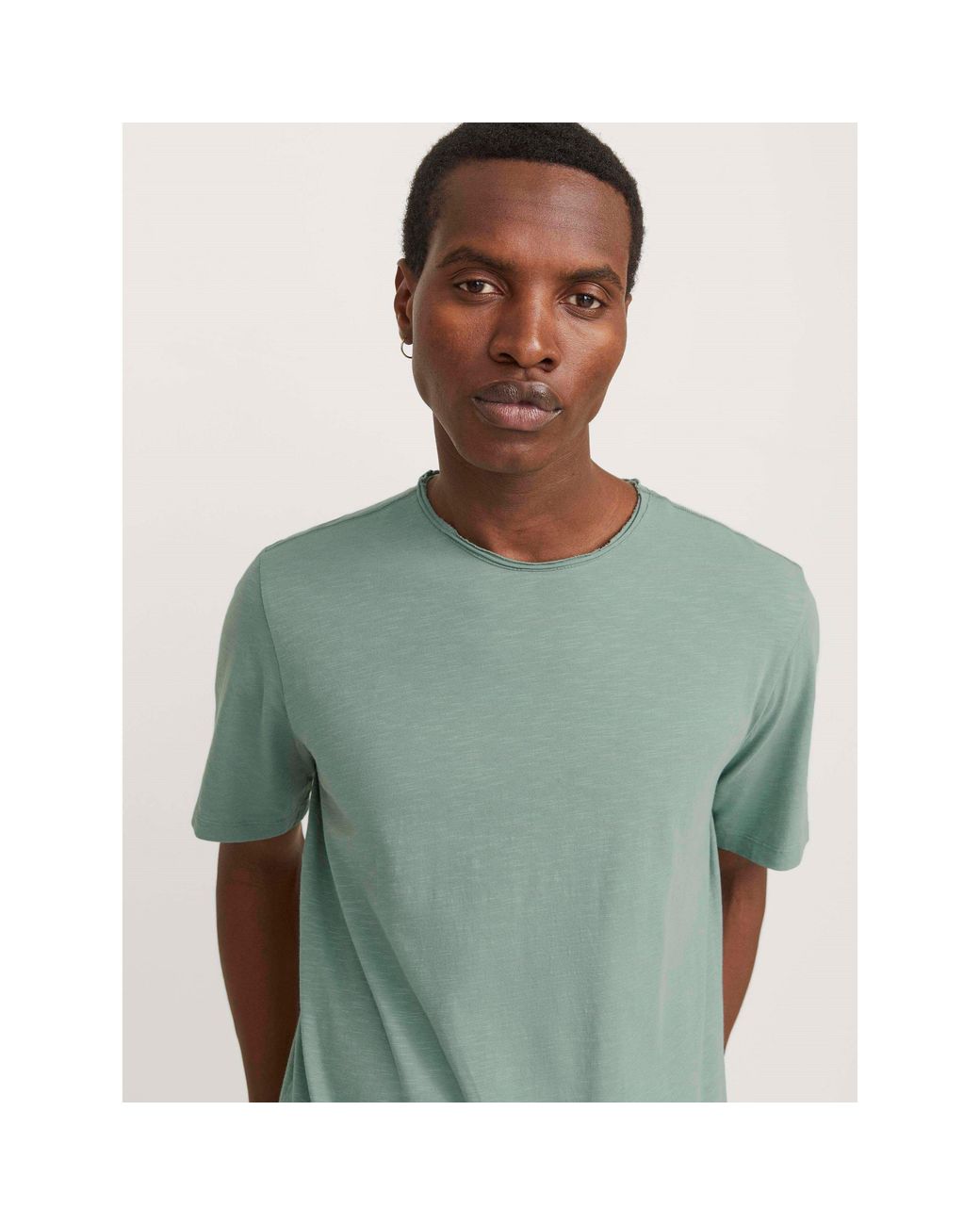 Jack & Jones Green Short Sleeve T Shirt for men