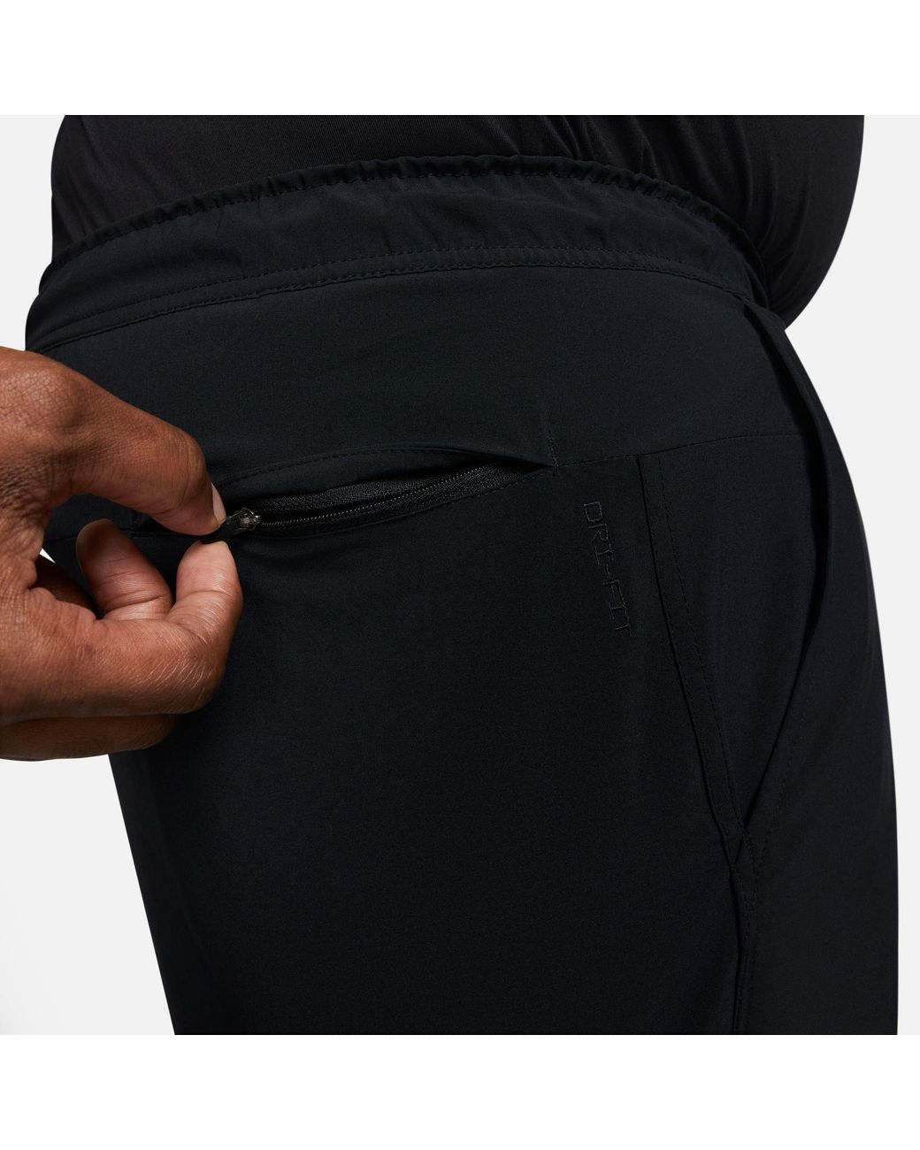 Nike Black Dri-Fit Unlimited 7 2-In-1 Woven Fitness Shorts for men