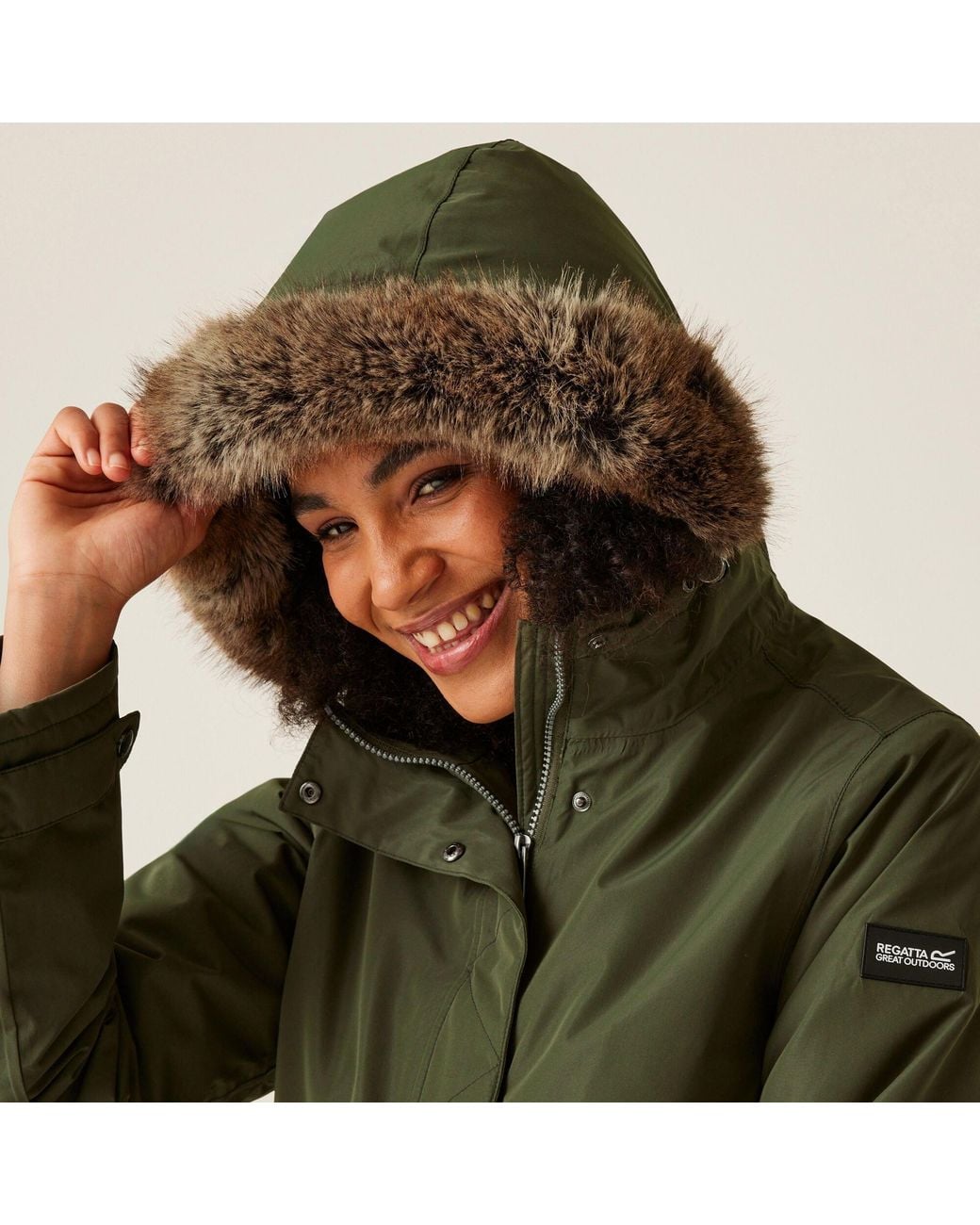 Regatta Green Sabinka Ii Waterproof Jacket