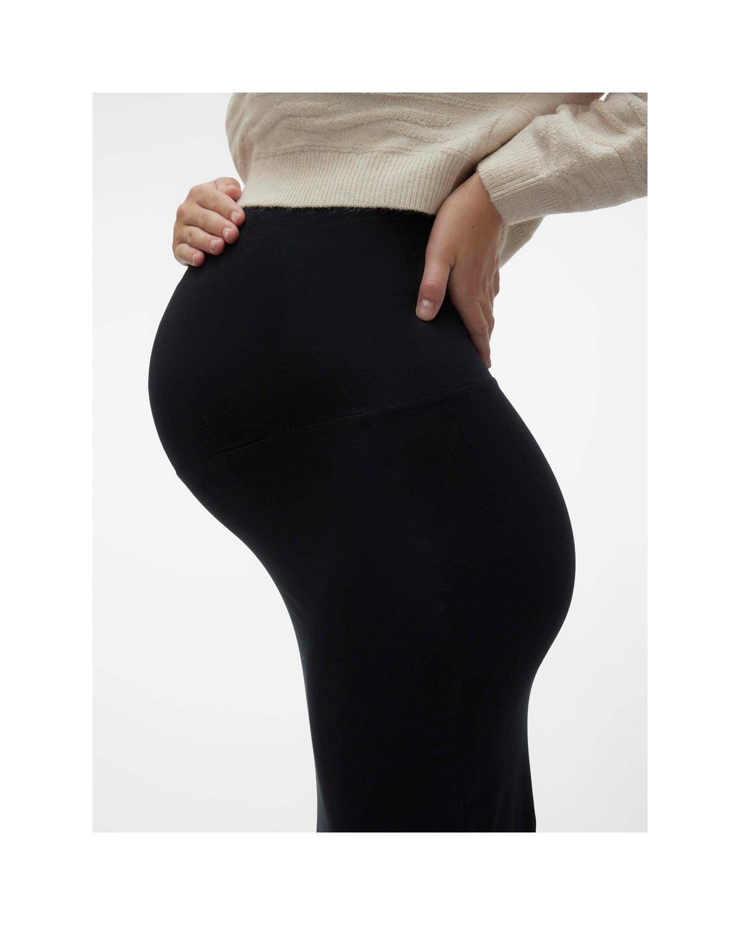 Mama.licious Black Maternity Maxi Skirt