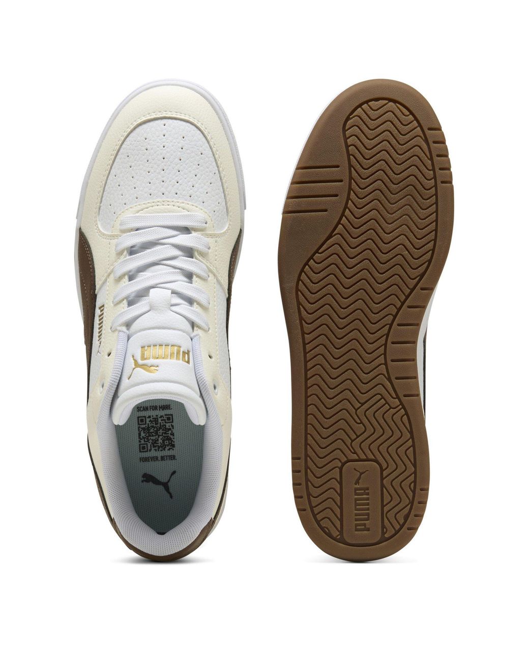 PUMA White Caven Trainers for men