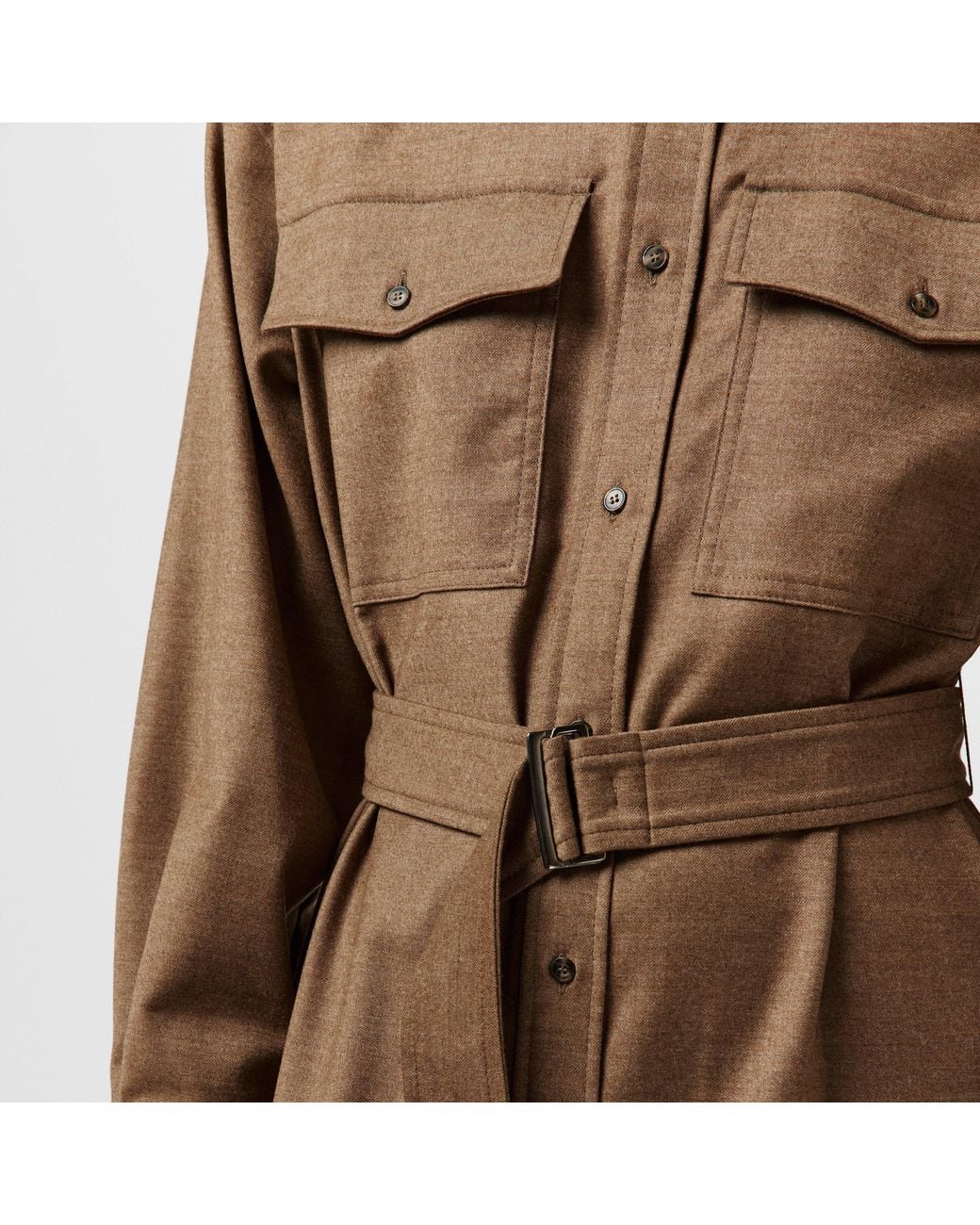Weekend by Maxmara Brown Stemma Long Maxi Dress