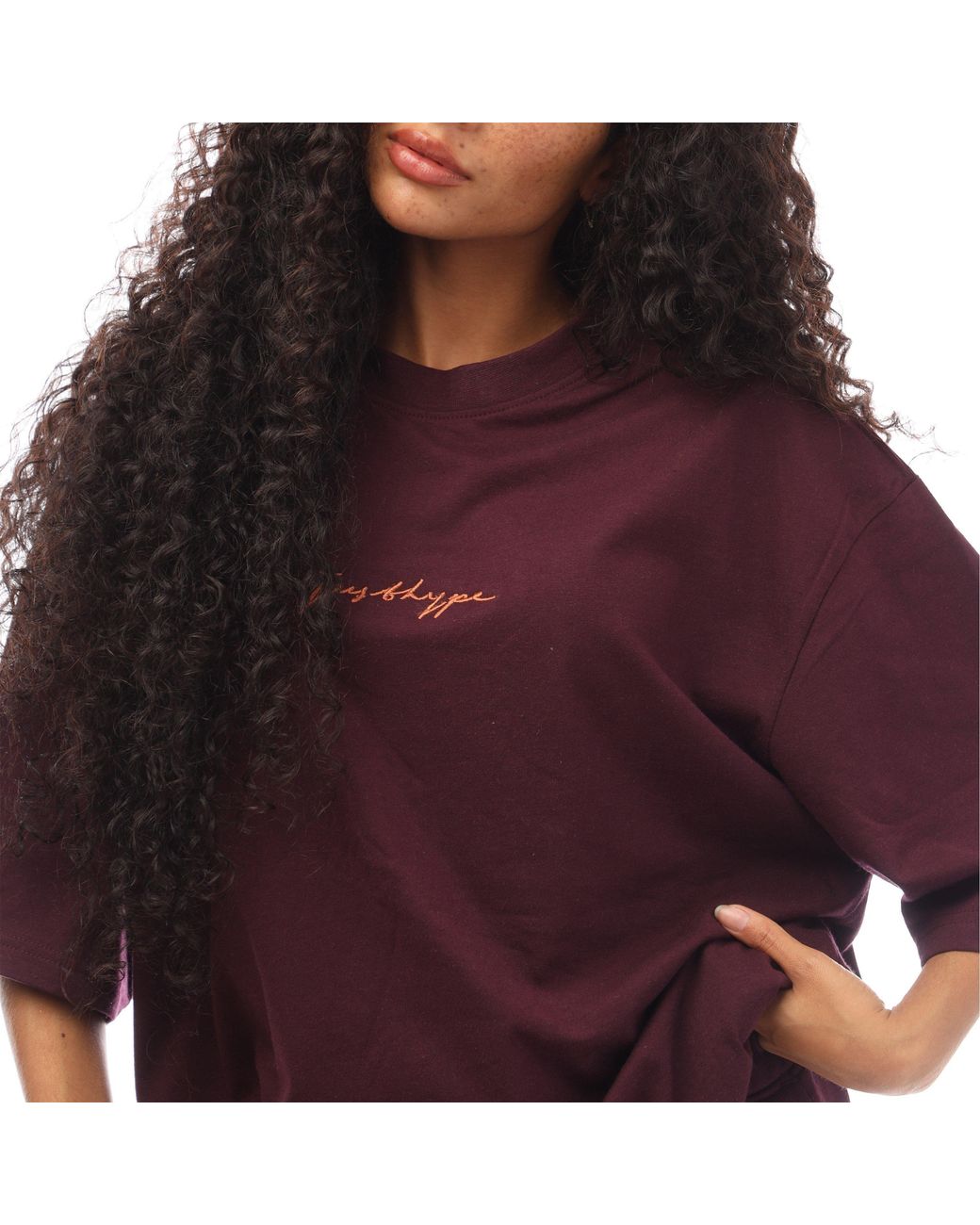 Hype Purple Adults Oversized T-Shirt