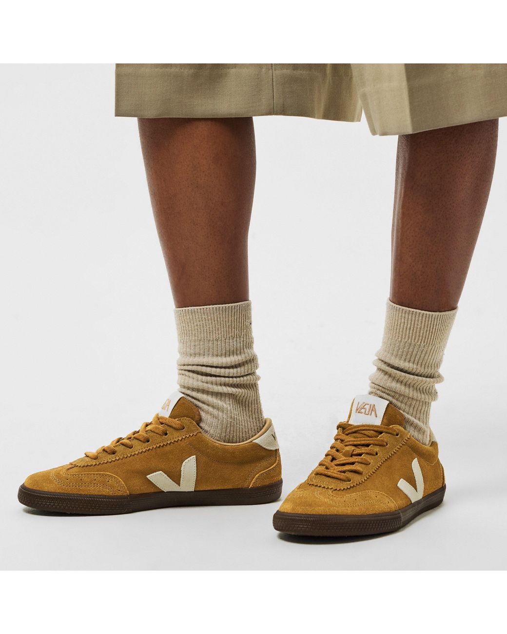 Veja Brown Volley Trainers