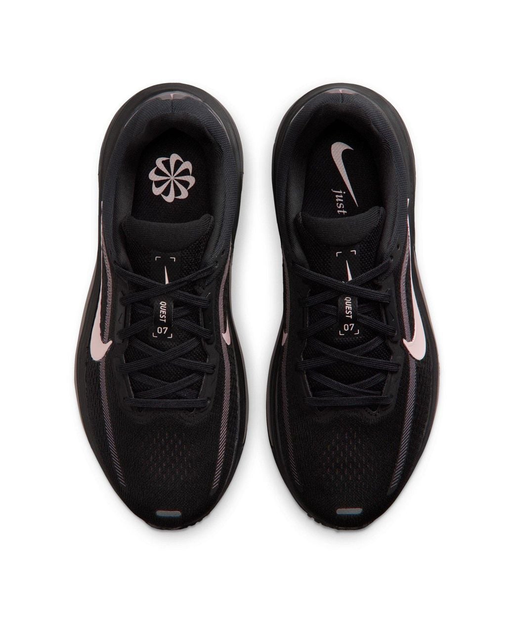 Nike Black Quest 7 Road Running Shoes