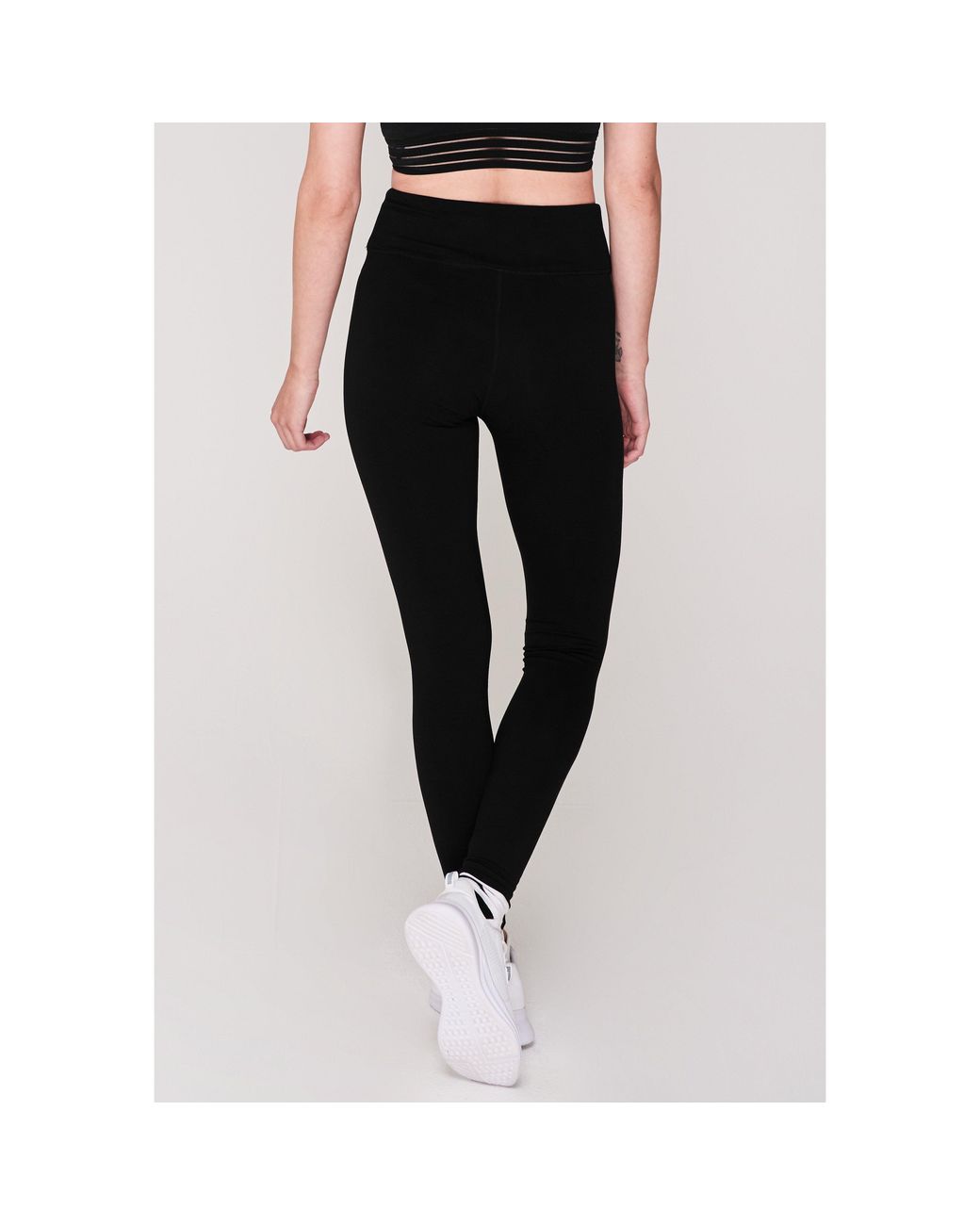 DKNY Black High Waisted Logo Sports Leggings