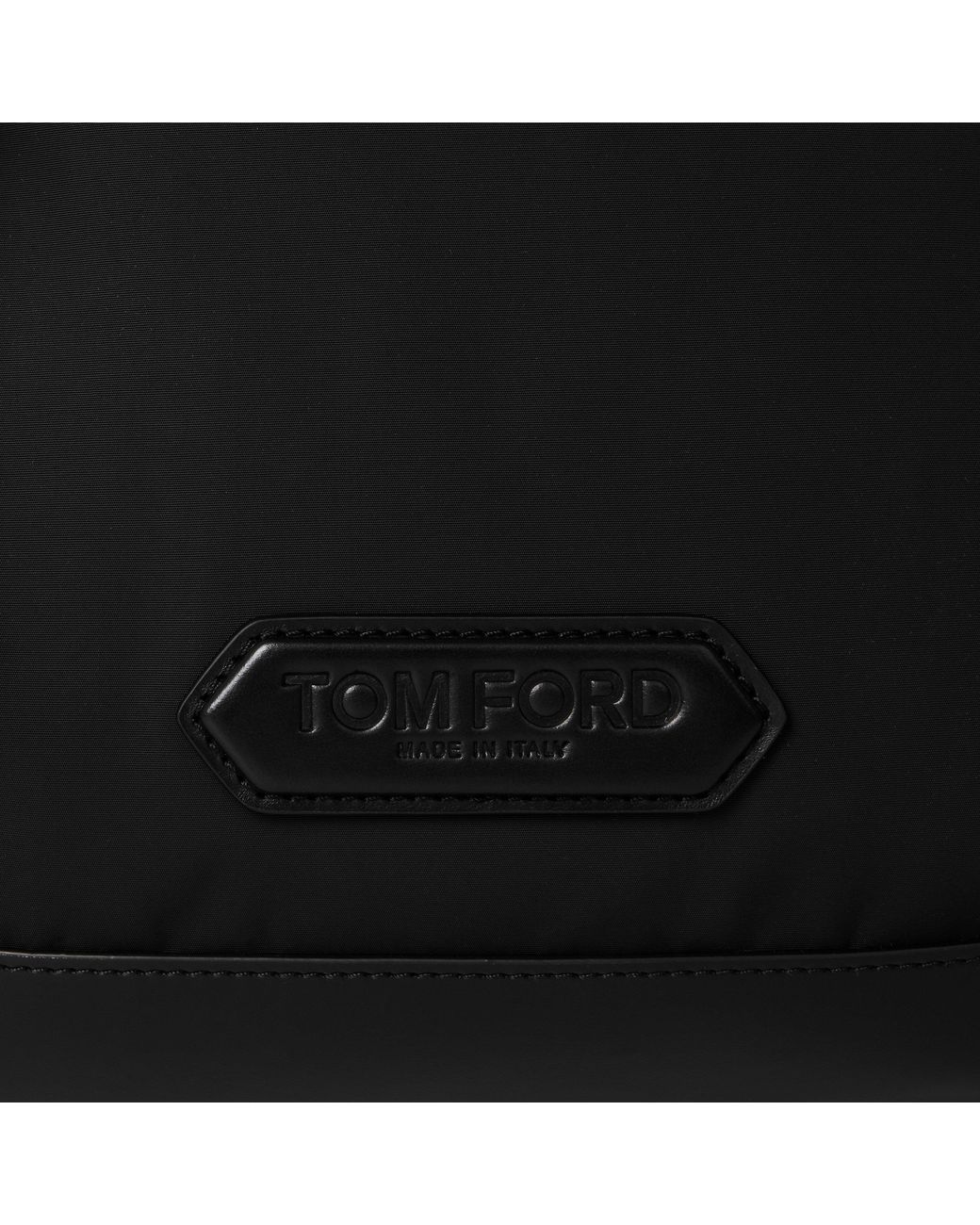 Tom Ford Black Logo Backpack for men