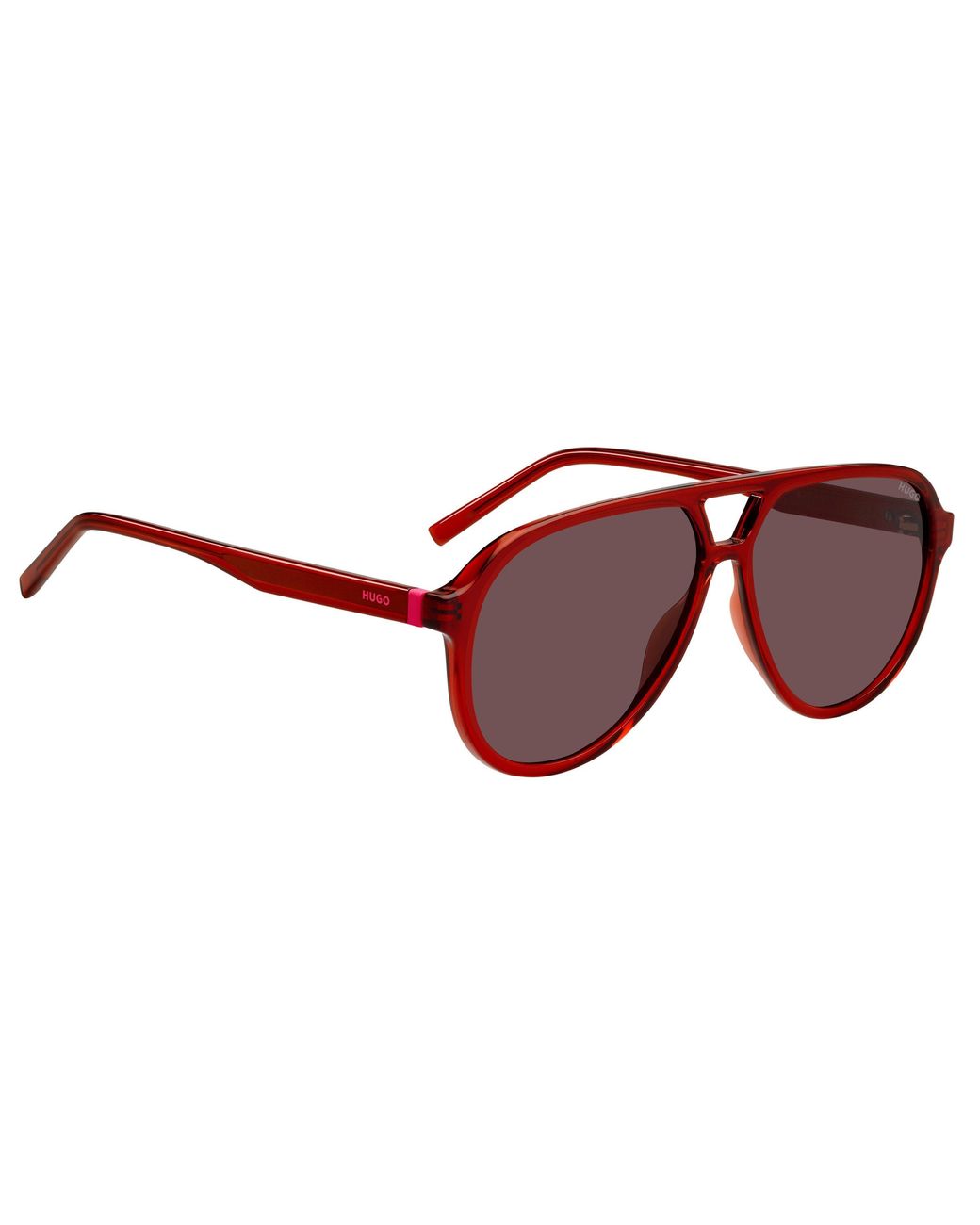 HUGO Red Pilot Round Sunglasses