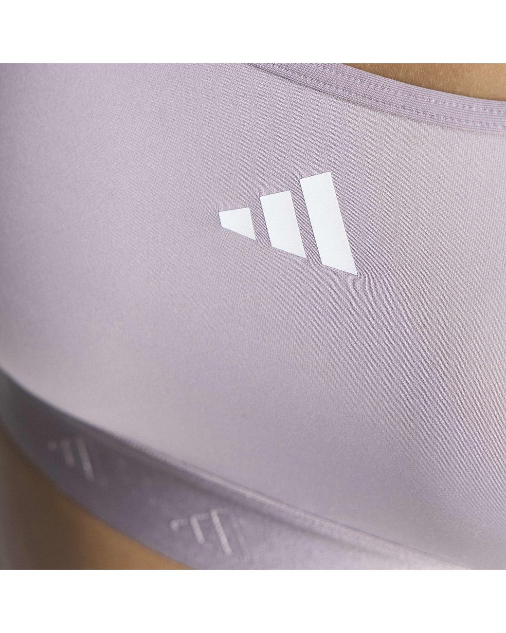 Adidas Purple Medium Impact Sports Bra