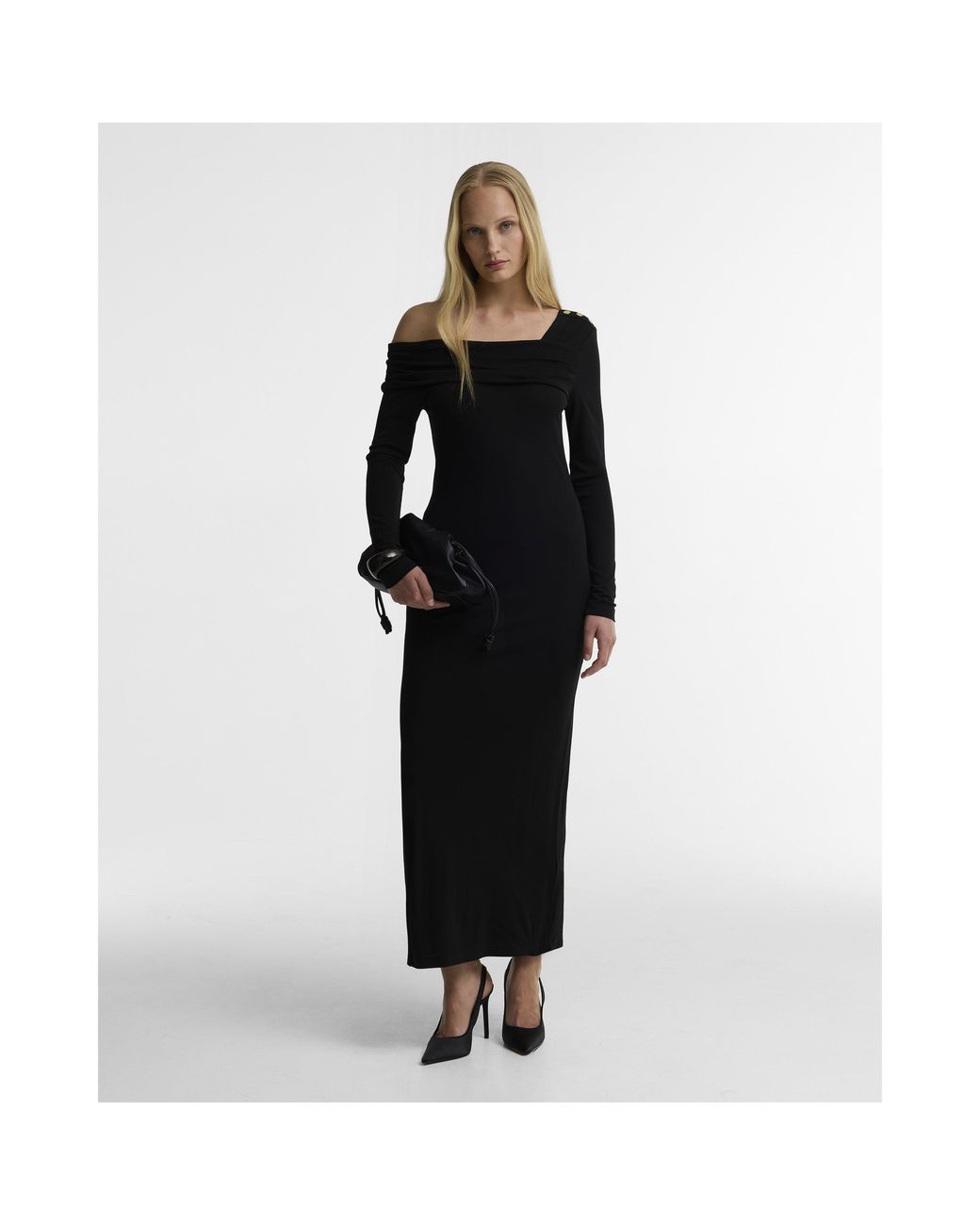 Barbour Black Kemora Maxi Dress