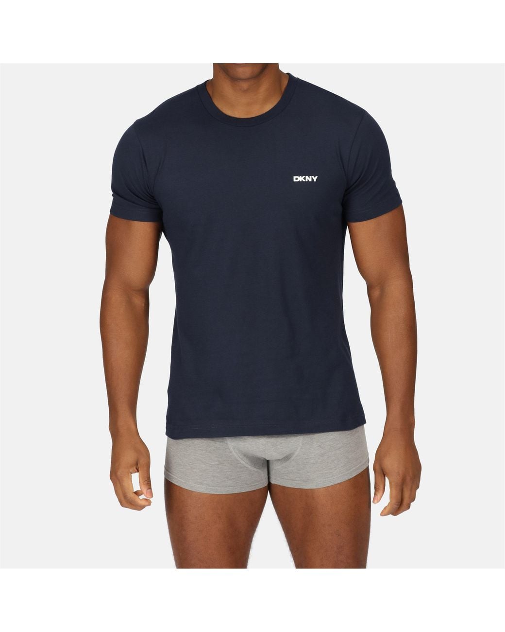 DKNY Gray 3 Pack Short Sleeve T-Shirts Giants for men