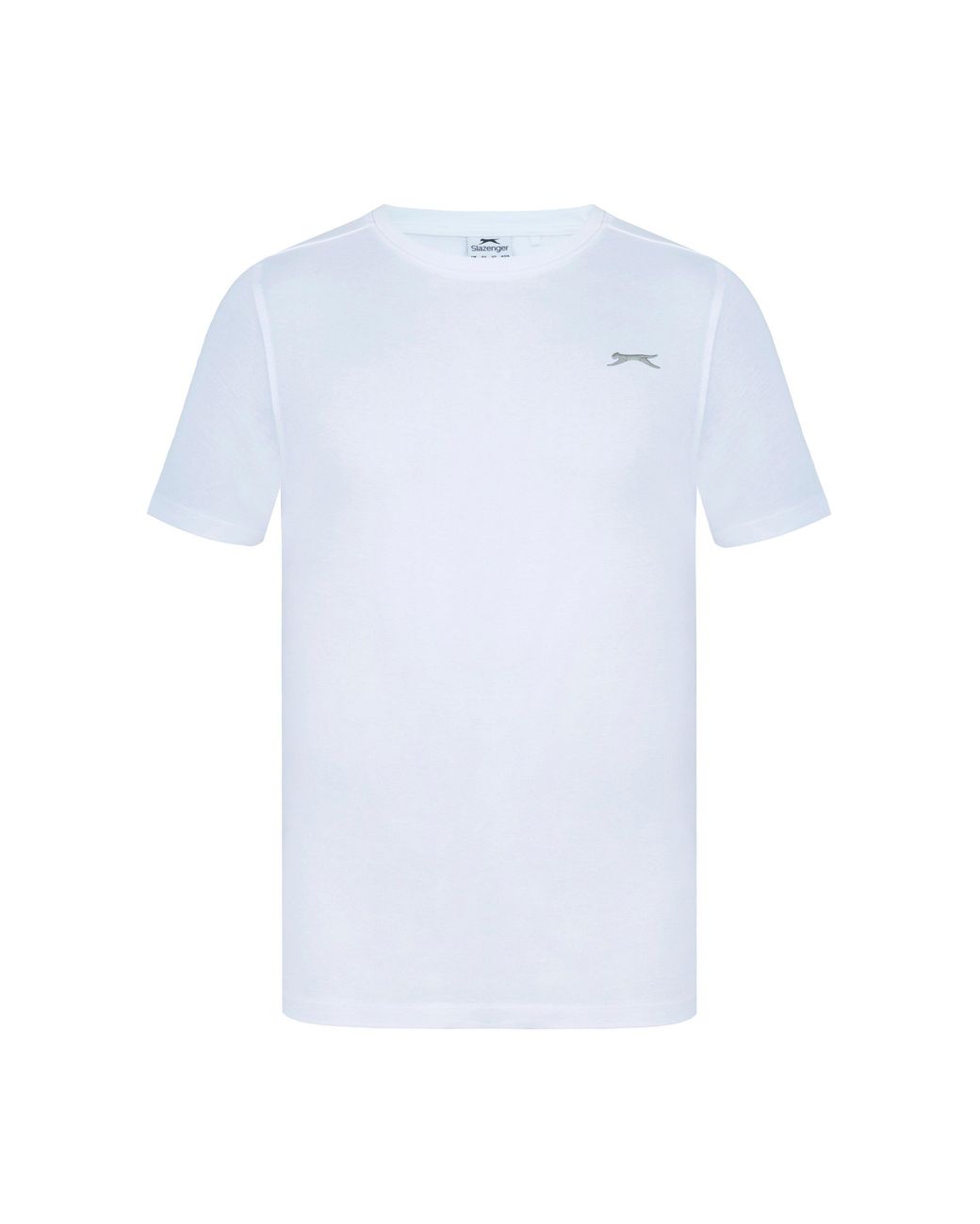 Slazenger 1881 White Plain T-Shirt for men
