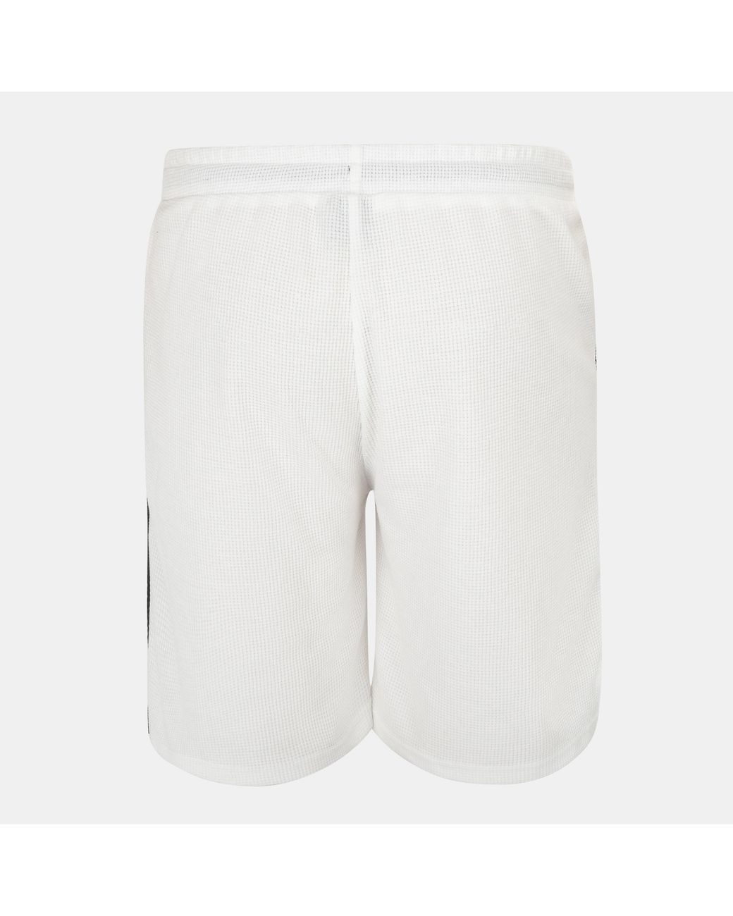 Fabric White Waffle Shorts for men