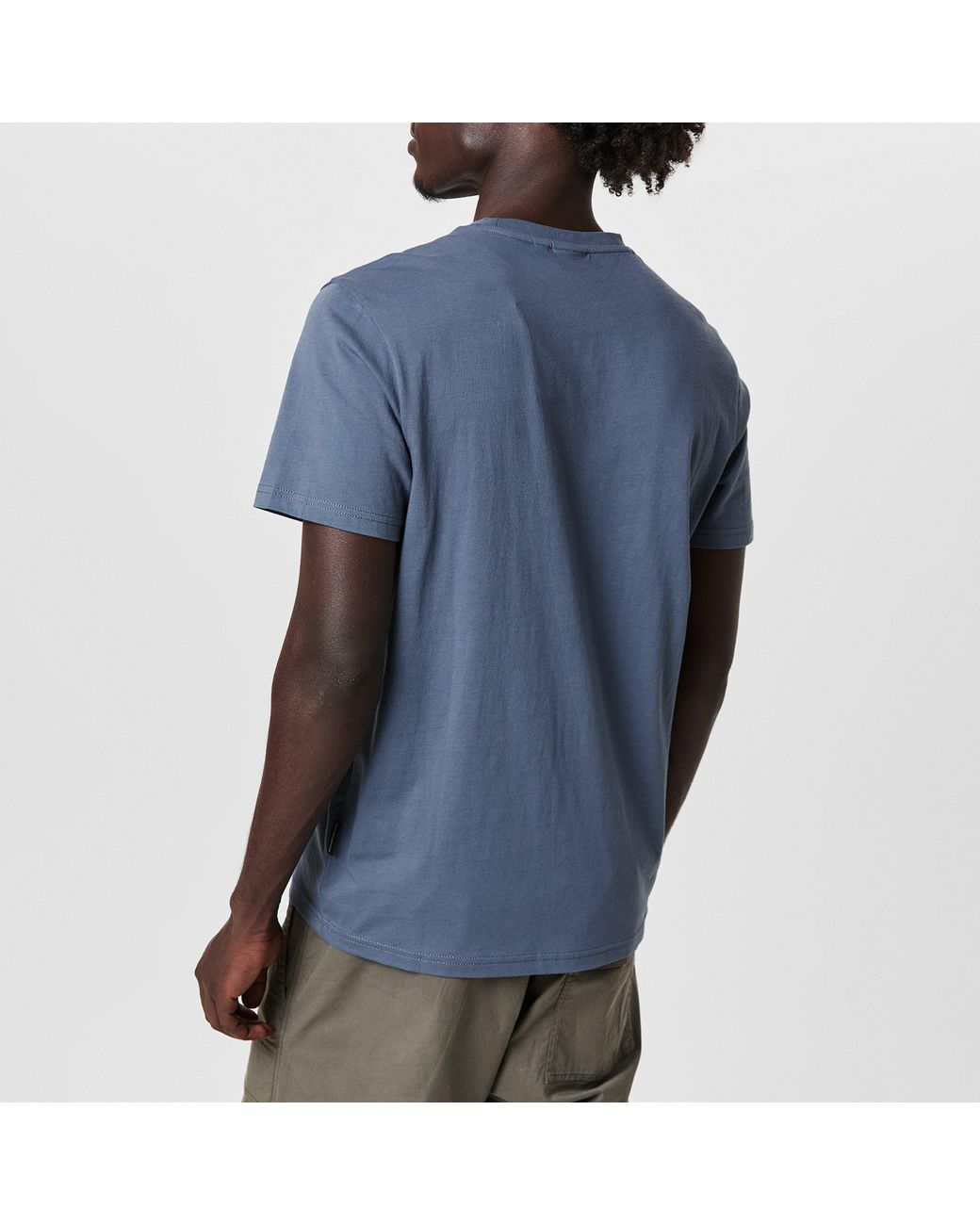 Napapijri Blue Salis Short Sleeve T-Shirt for men