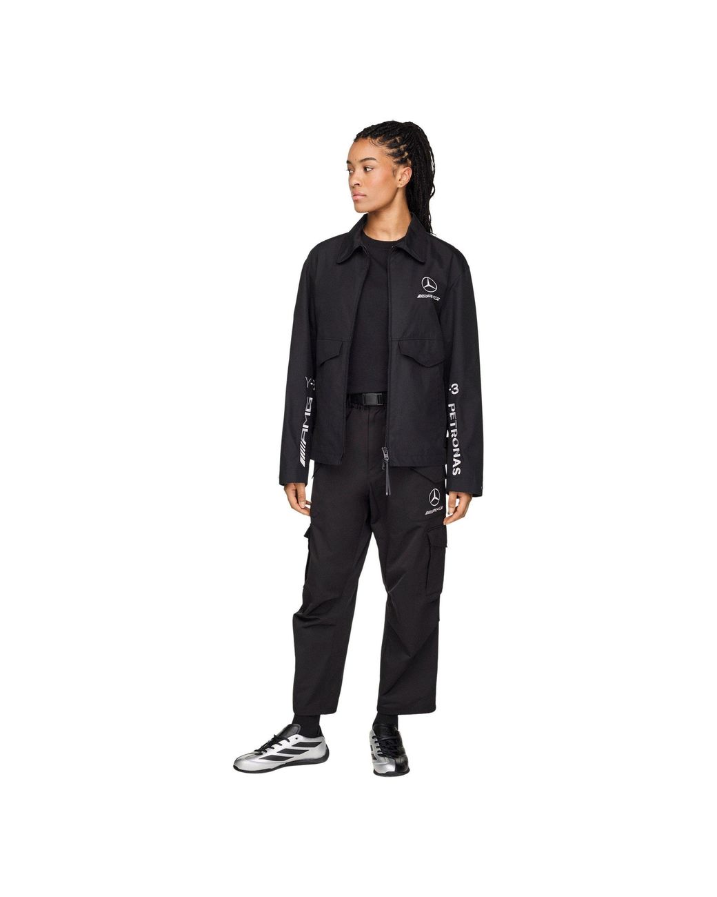 Y-3 Black Mercedes Cargo Trousers for men
