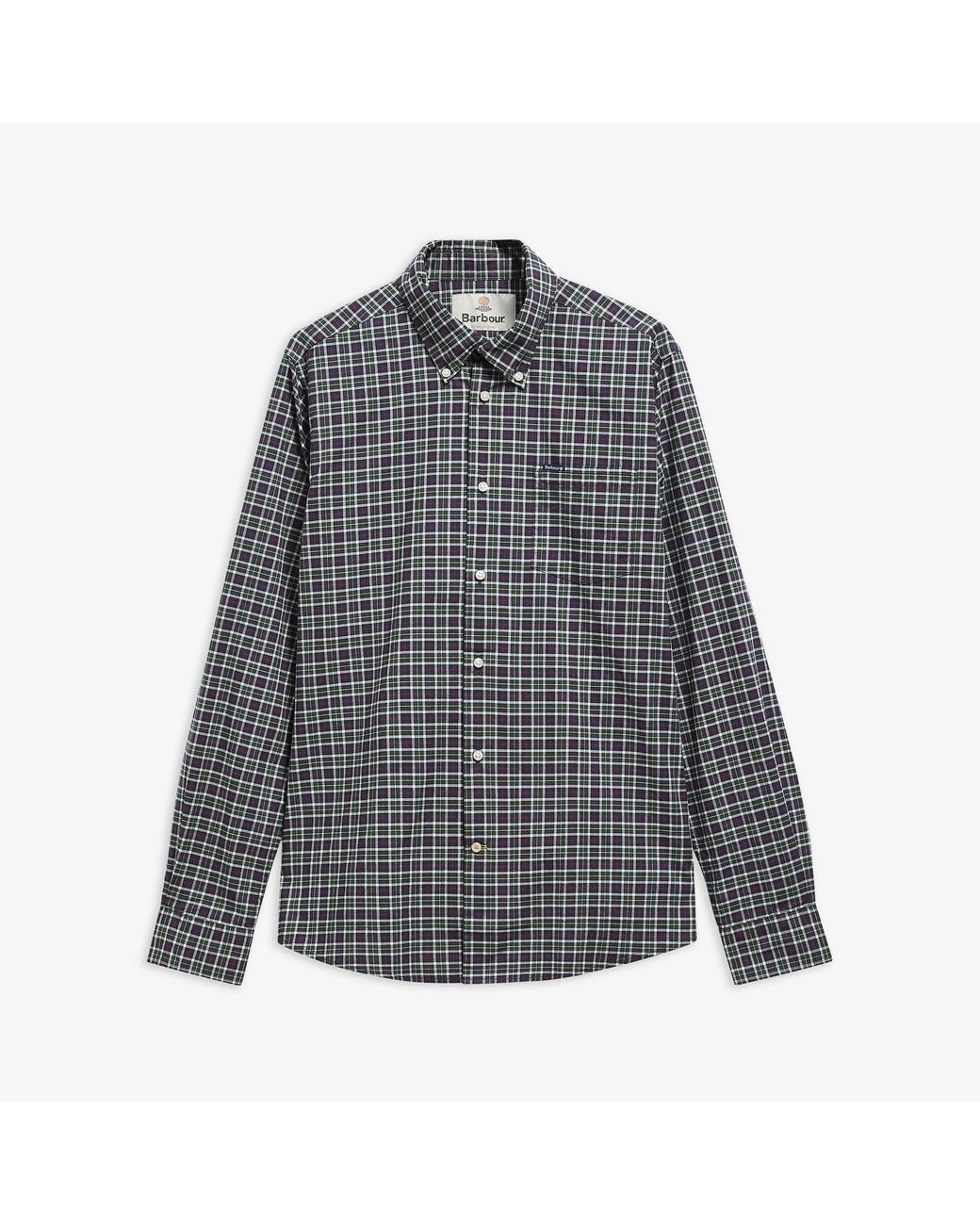 Barbour Gray Lomond Tailored Fit Shirt for men