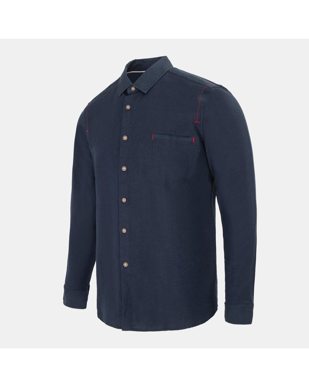 Firetrap Blue Plain Shirt for men