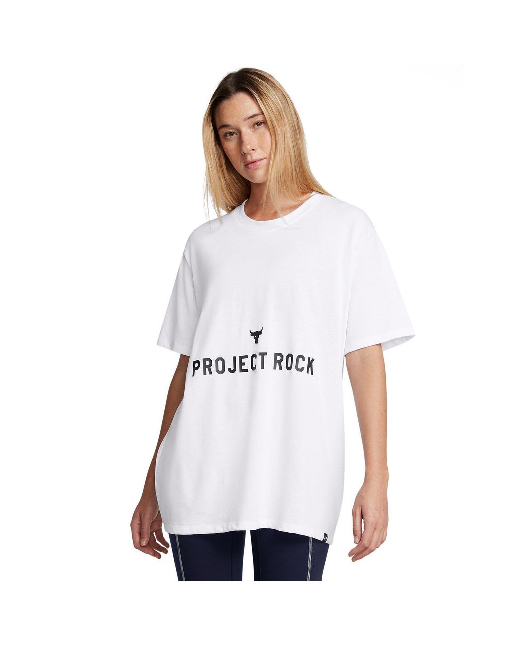 Under Armour White Short-Sleeve Performance Gym Top
