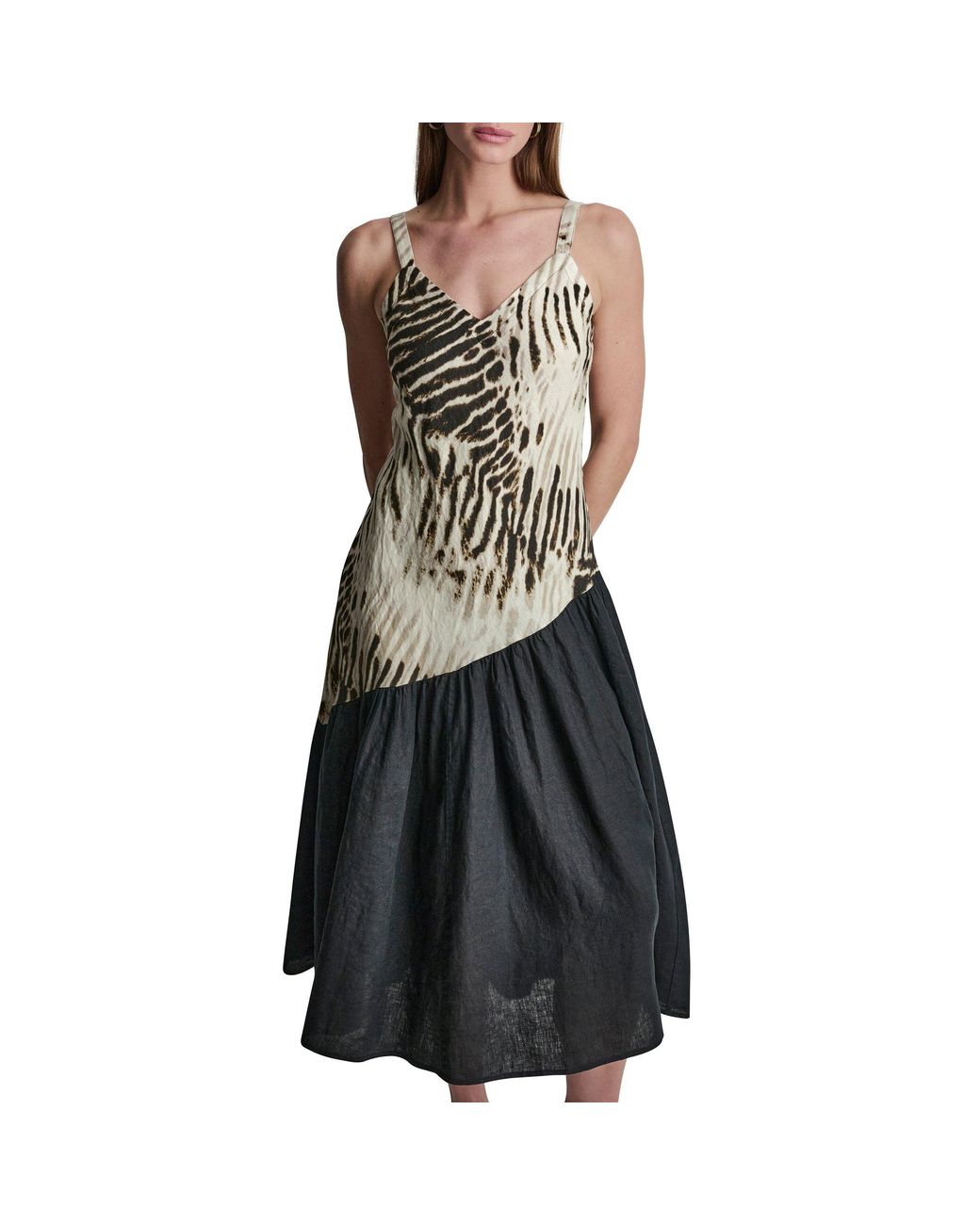 DKNY Black Long Maxi Dress