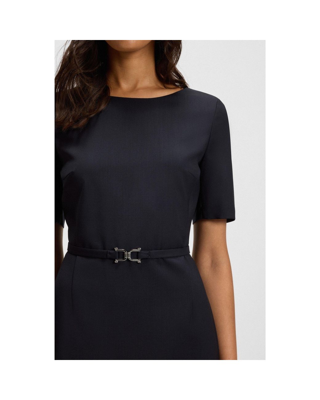 Boss Blue Daleah T-Shirt Dress