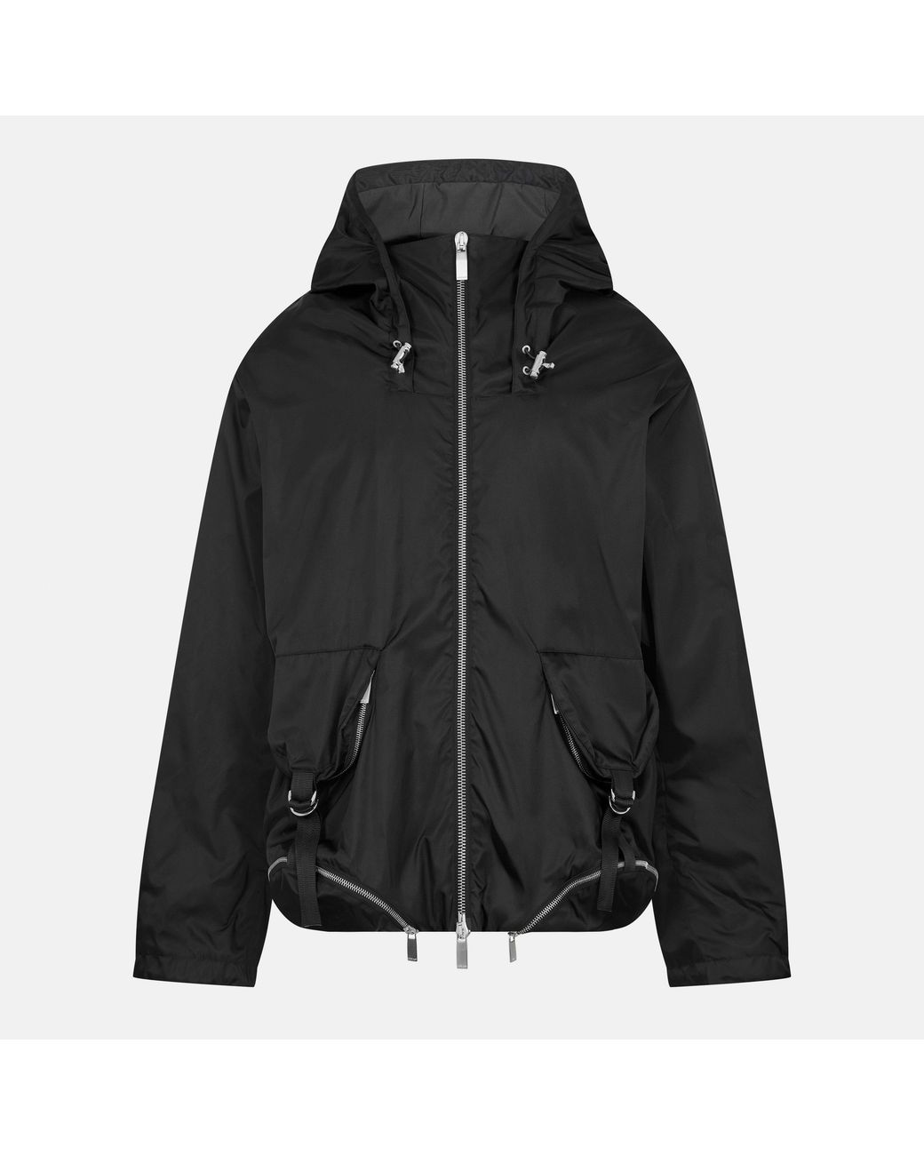 Off-White c/o Virgil Abloh Black Weather Resistant Windbreaker for men