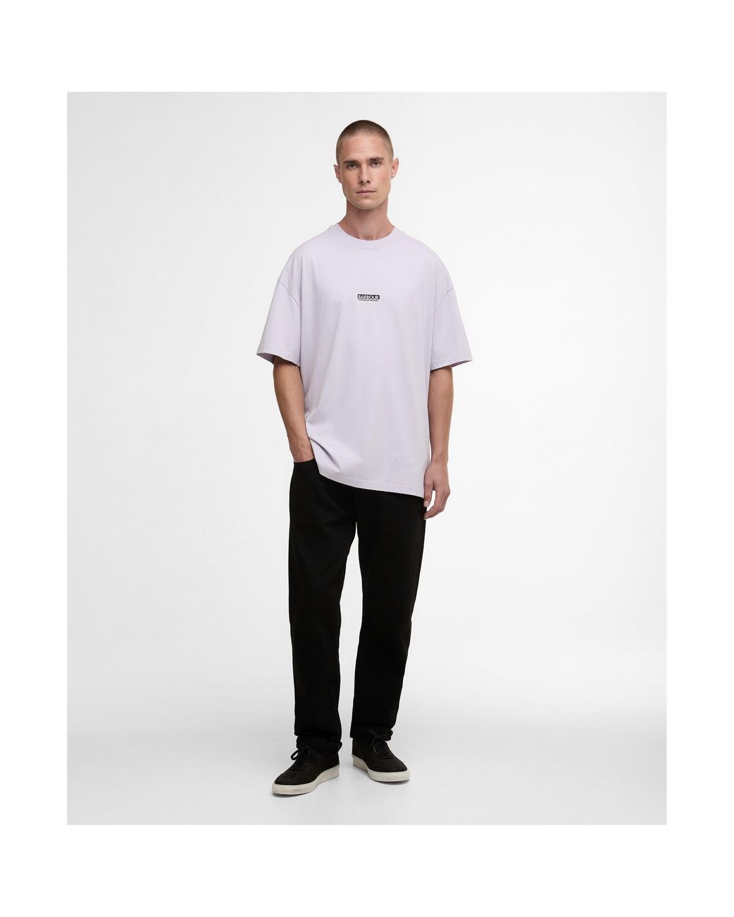 Barbour Purple T-Shirt for men