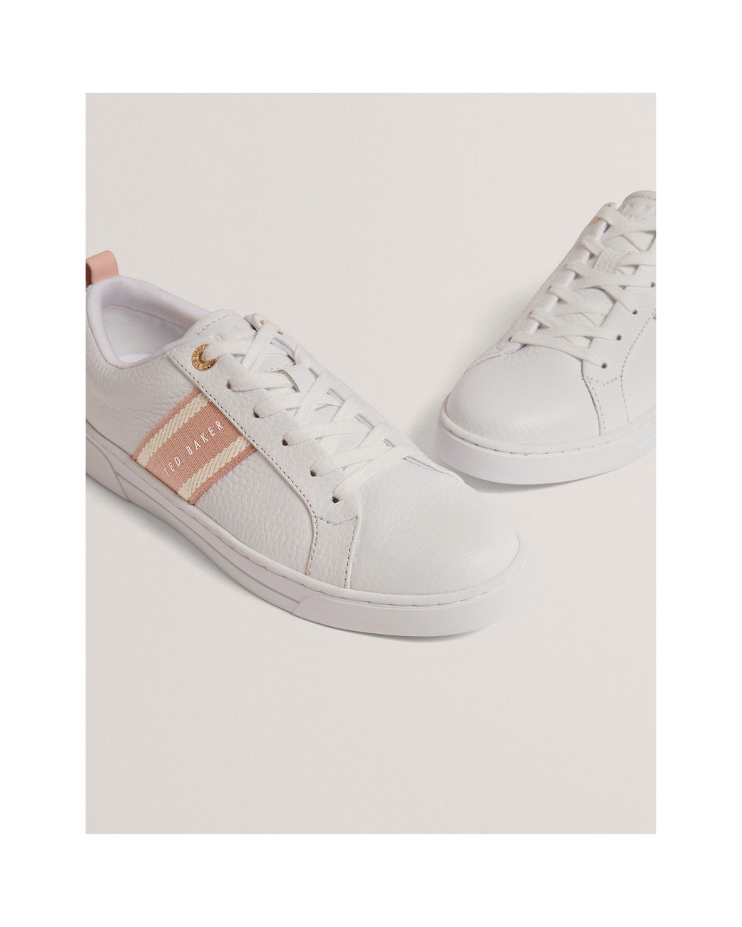 Ted Baker White Low-Top Trainers