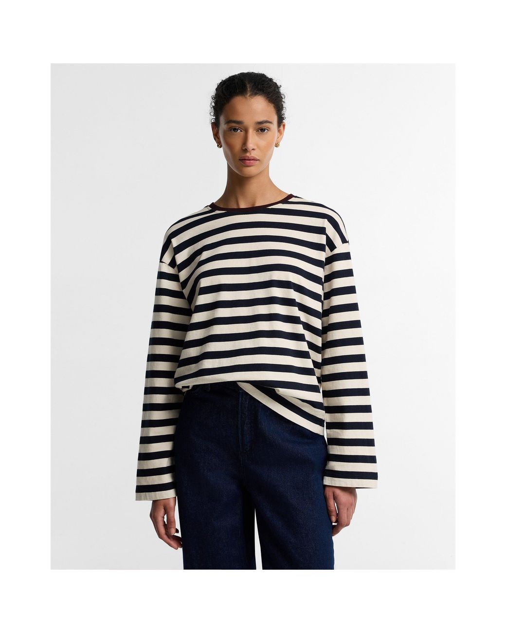 Barbour Black Woodhouse Timeless Classics Cotton Long-Sleeve T-Shirt