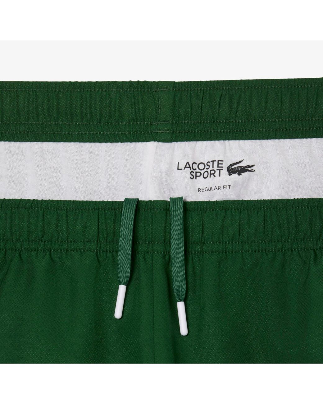 Lacoste Green Tennis Colour Block Joggers for men