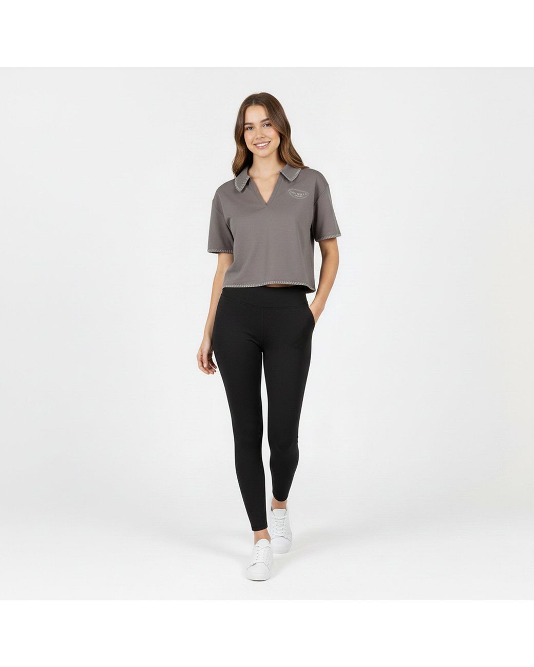 Jack Wills Gray Jw Short-Sleeve Polo Shirt
