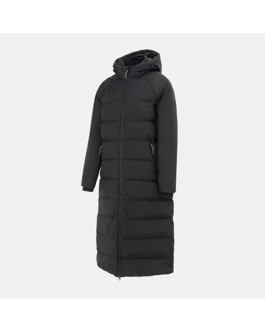 Karrimor Black Helix Wind Resistant Long Hooded Down Jacket