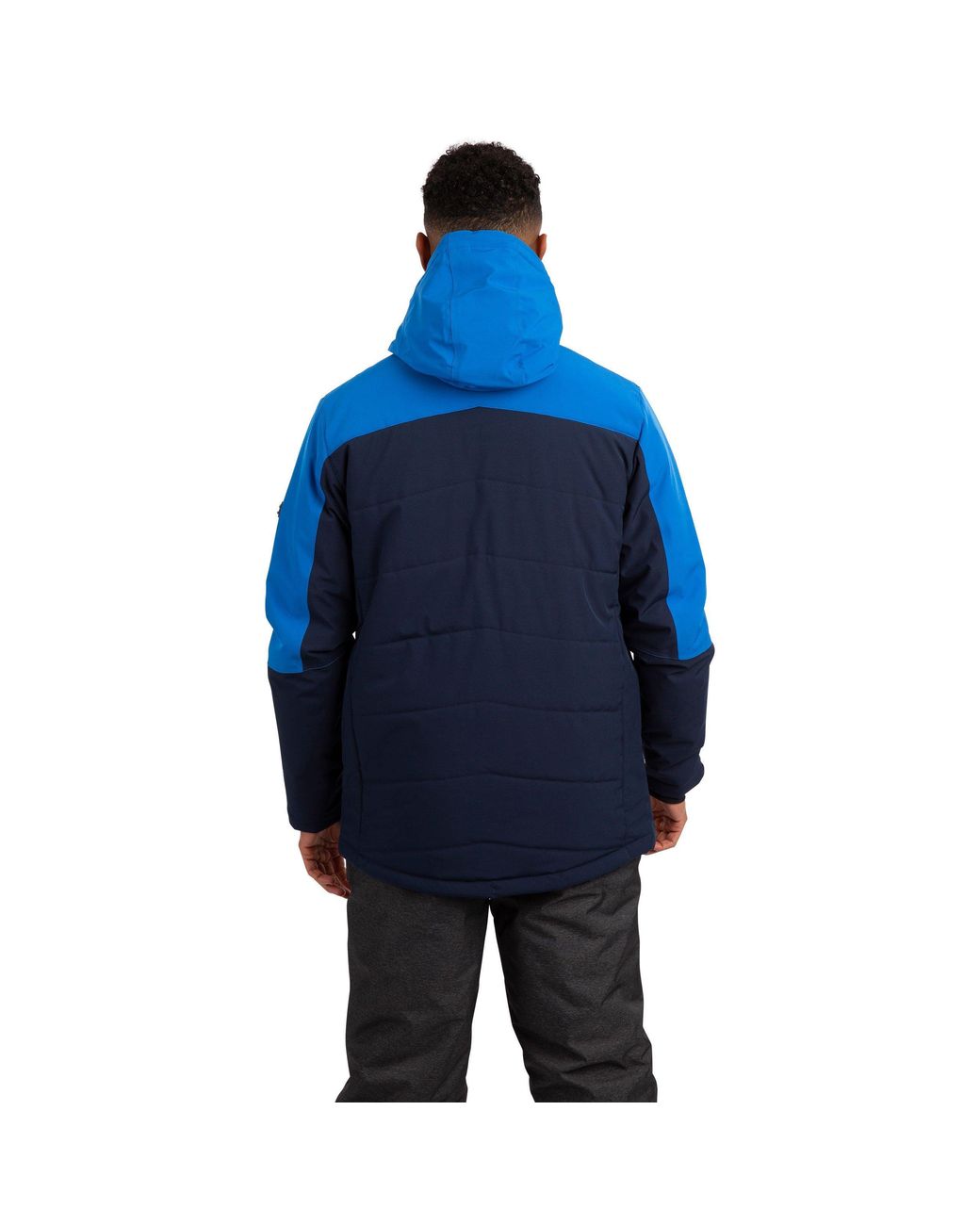 Trespass Blue Bowie Waterproof Ski Jacket for men
