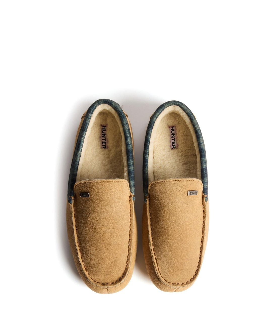 Hunter Natural Moccassin Slipper for men