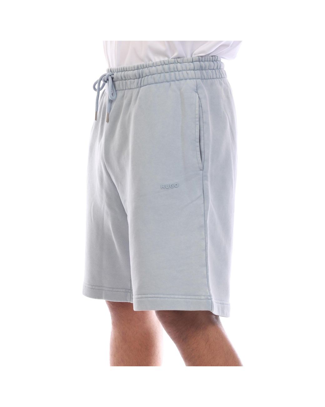 HUGO Gray Dupaly Shorts for men