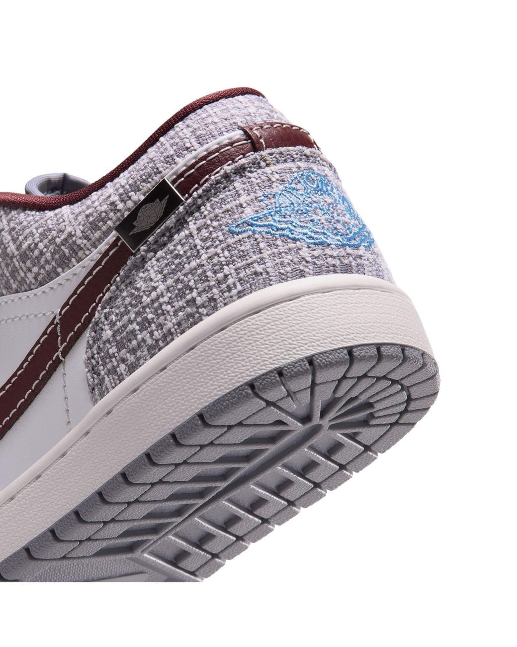 Nike Blue 1 Low Leather Low-Top Trainers