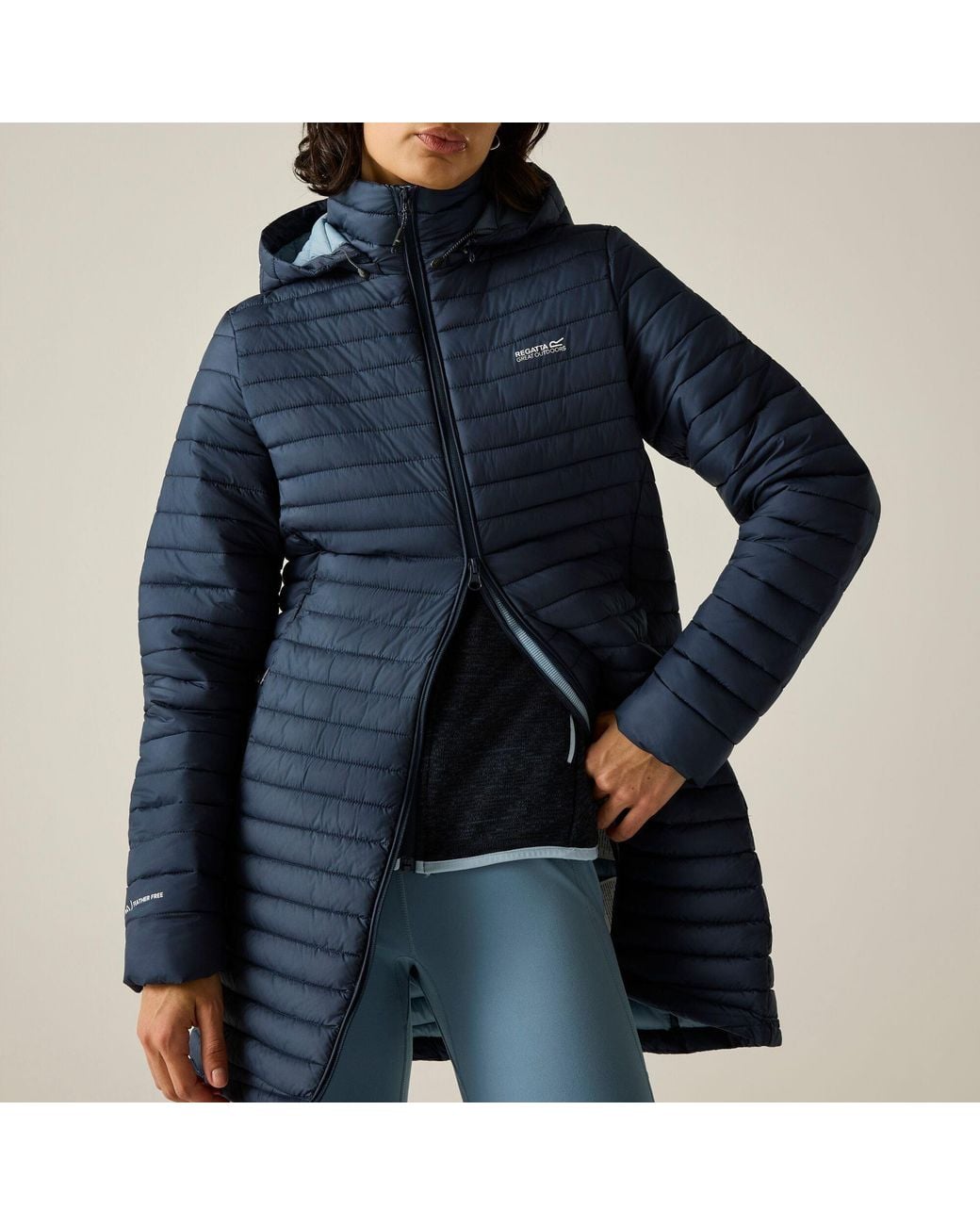 Regatta Blue Selenar Longline Insulated Jacket