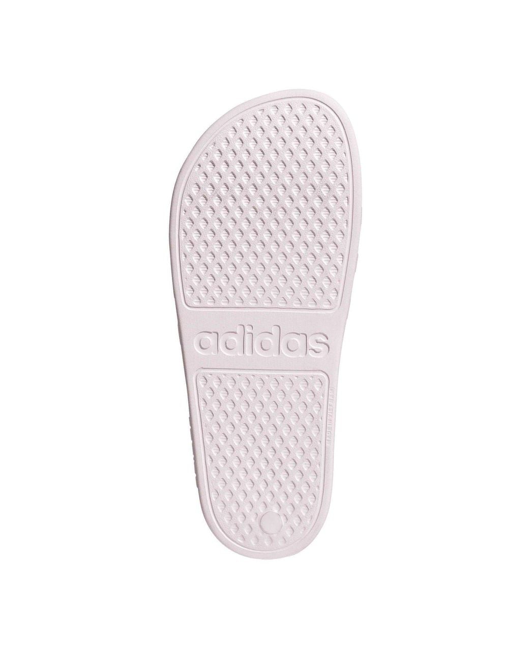 Adidas White Adilette Aqua Slide