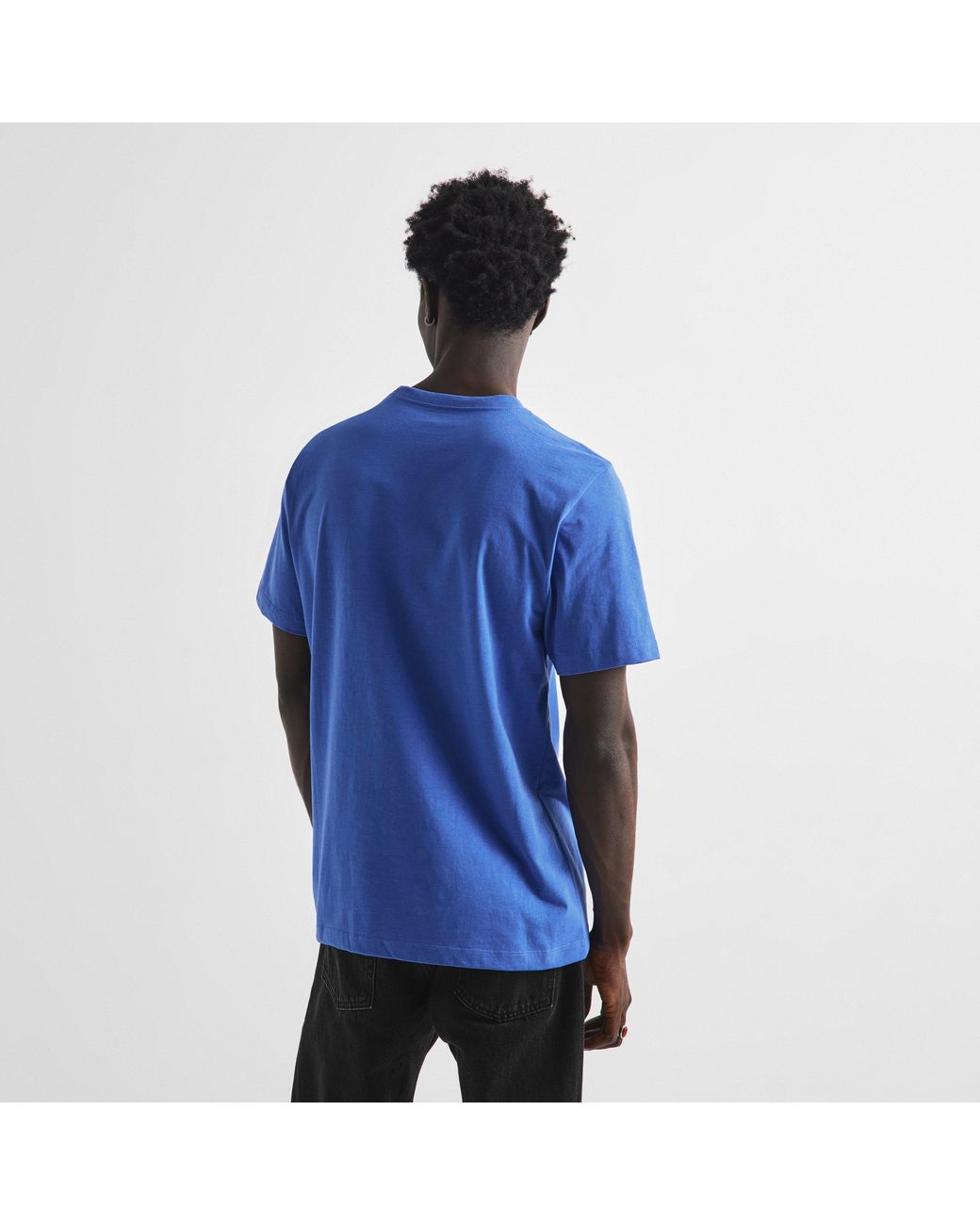 The North Face Blue Regular Fit Simple Dome T-Shirt for men