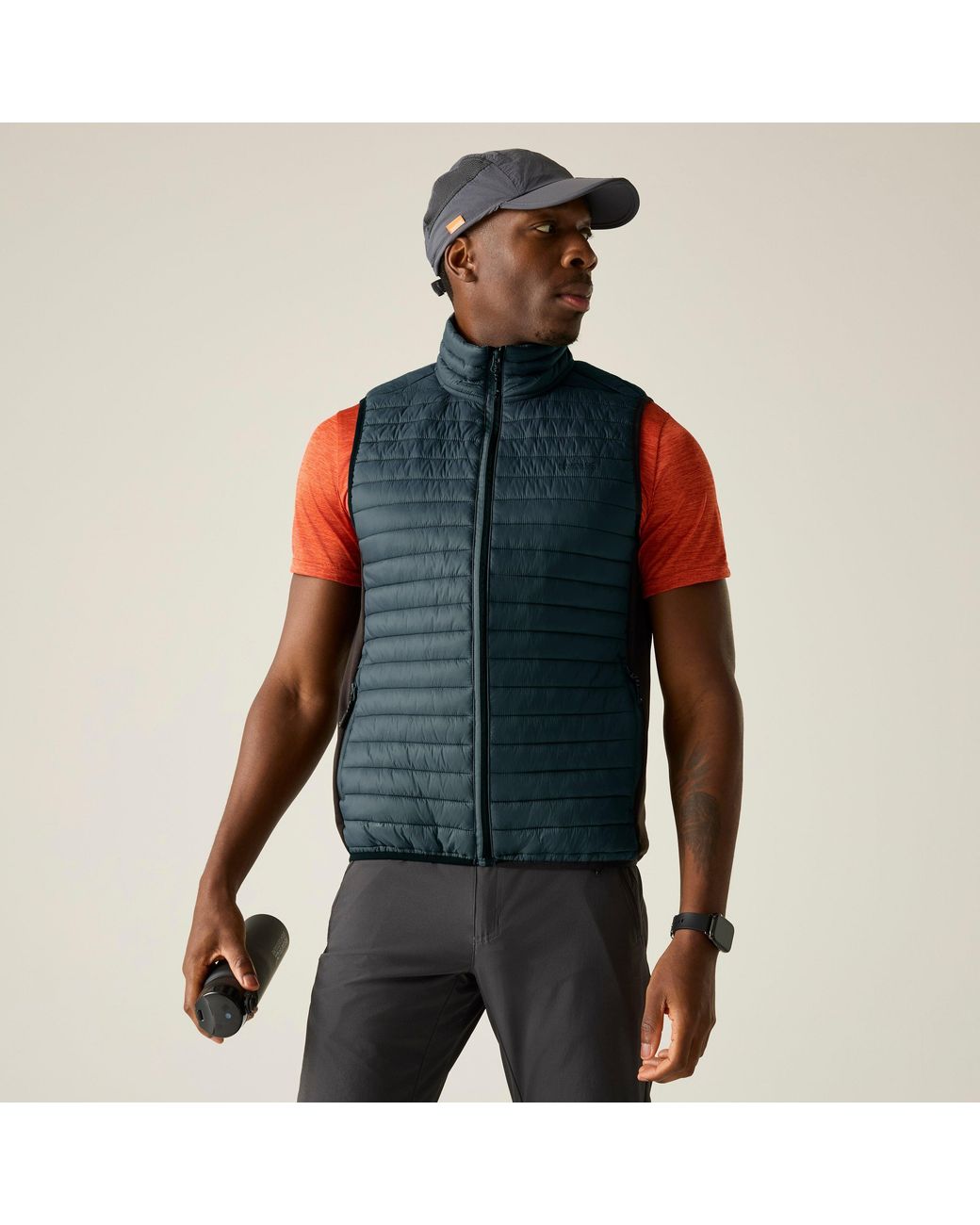Regatta Blue Andreson Hybrid Water-Repellent Bodywarmer for men