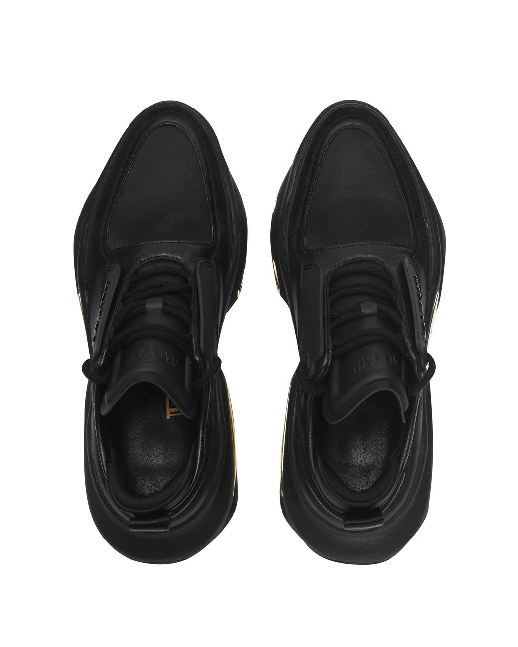 Balmain Black B-Bold Low Top Trainers