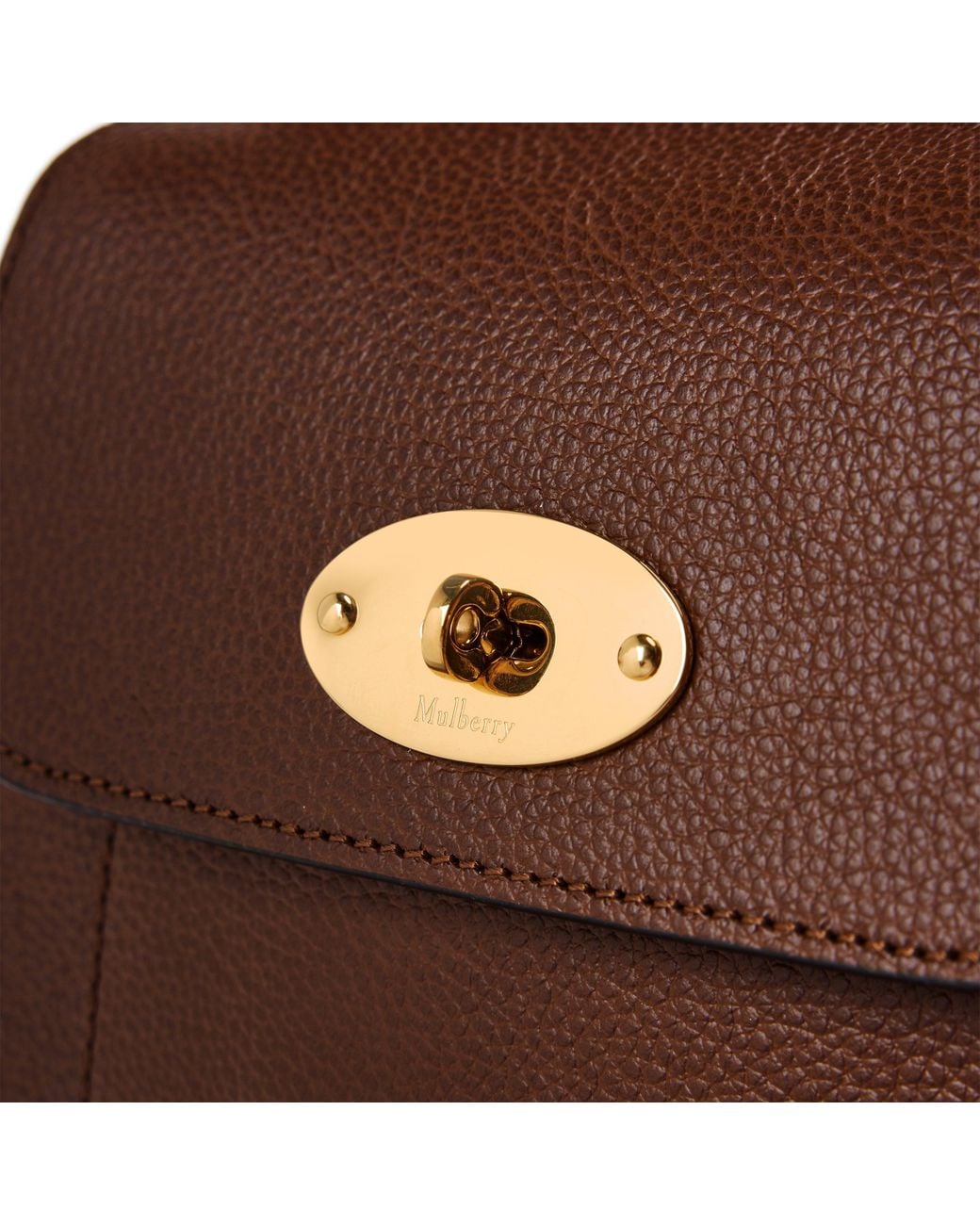 Mulberry Brown Small Antony Leather Messenger Bag for men