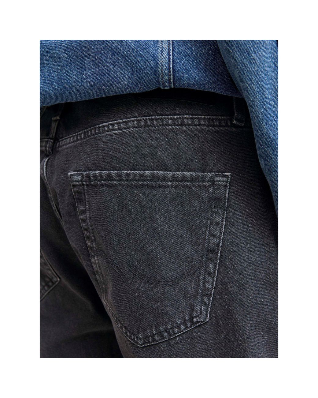 Jack & Jones Blue Alex Wide Leg Jeans for men