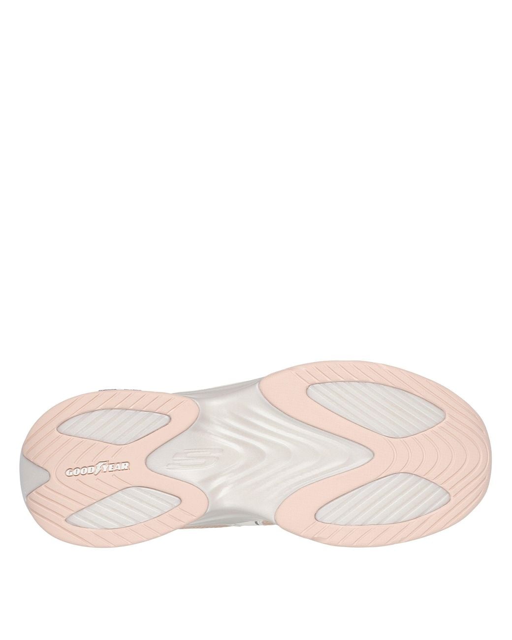 Skechers White Dl Hyperburst Slip On Trainers