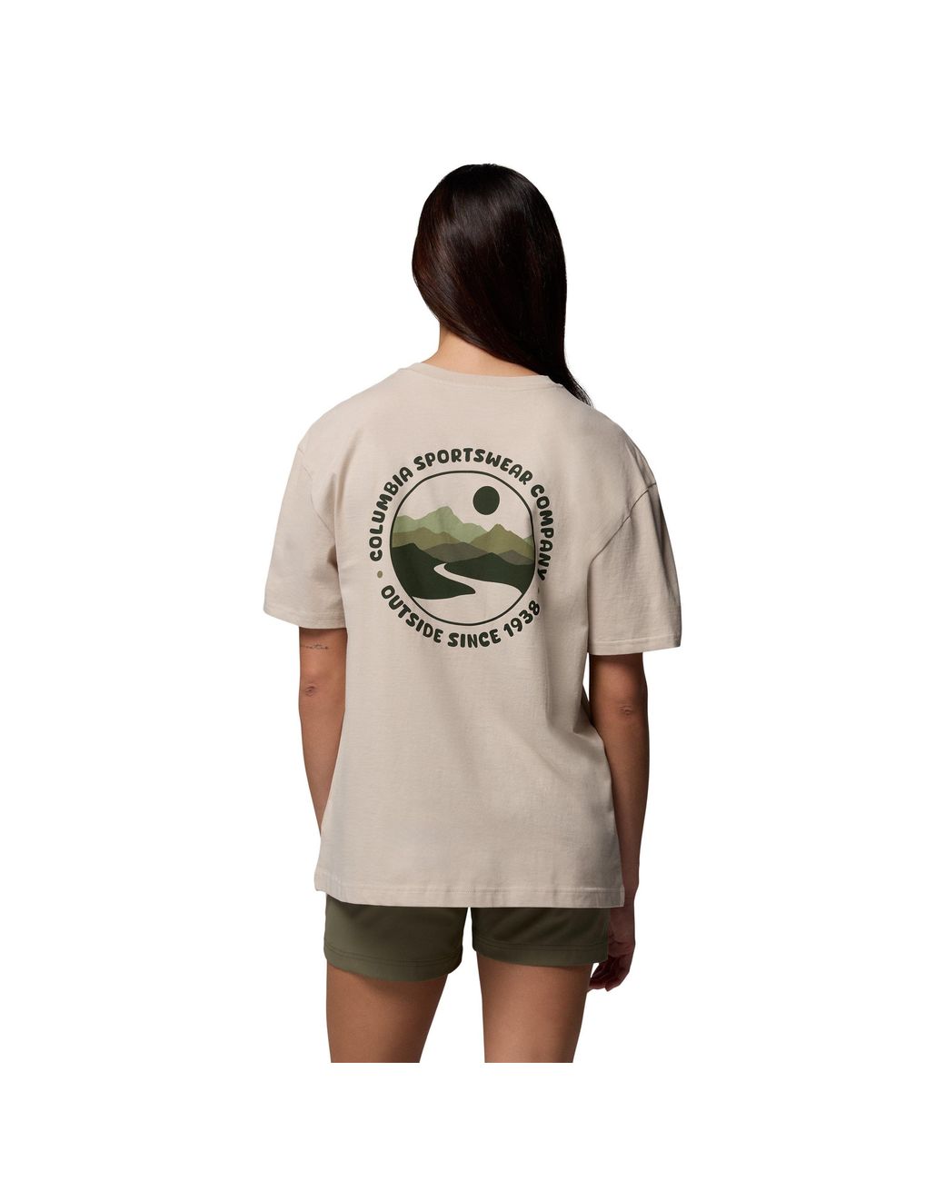 Columbia Brown Oversized T-Shirt